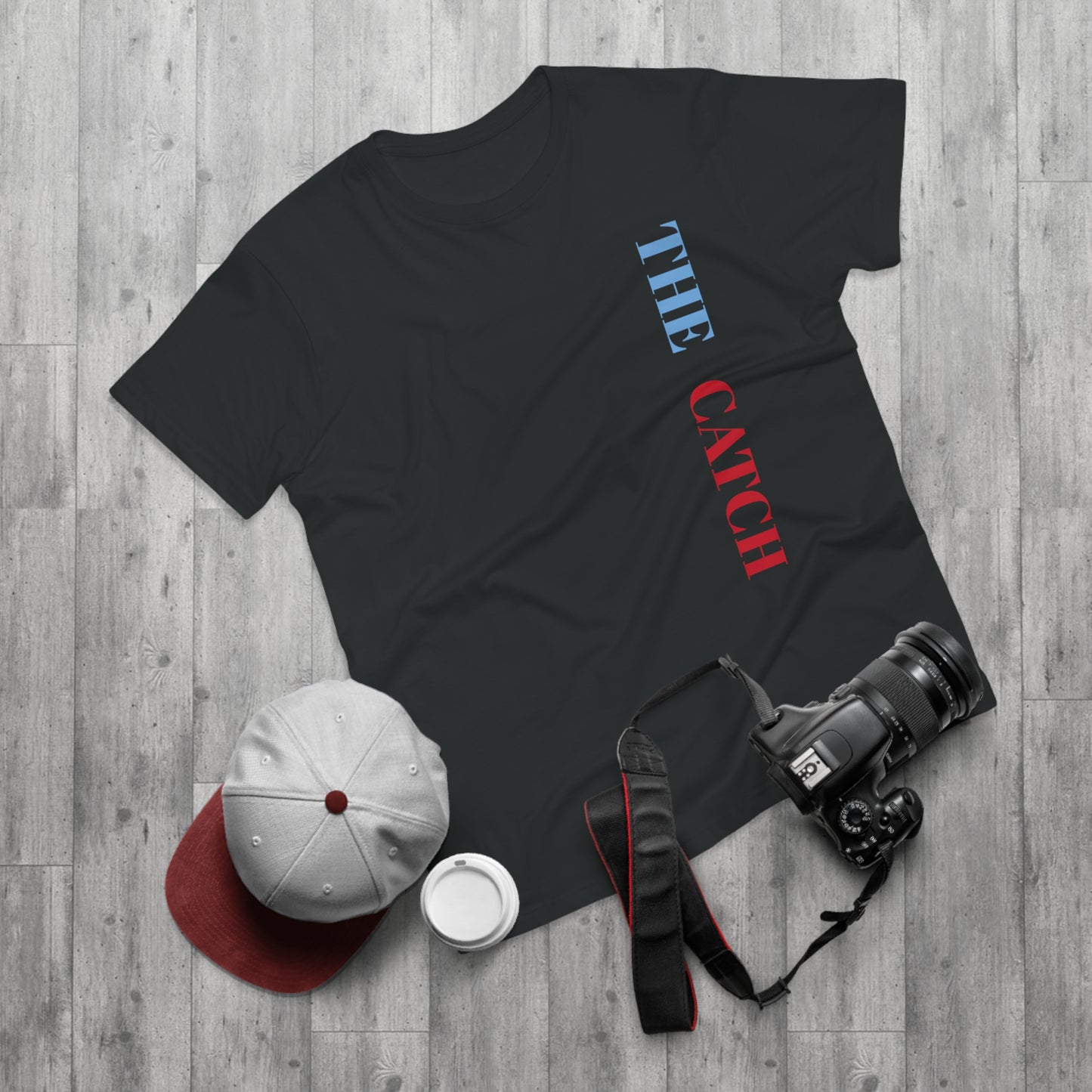 Men's Graphic T-Shirt - 'The Catch' Fallen Angel Design