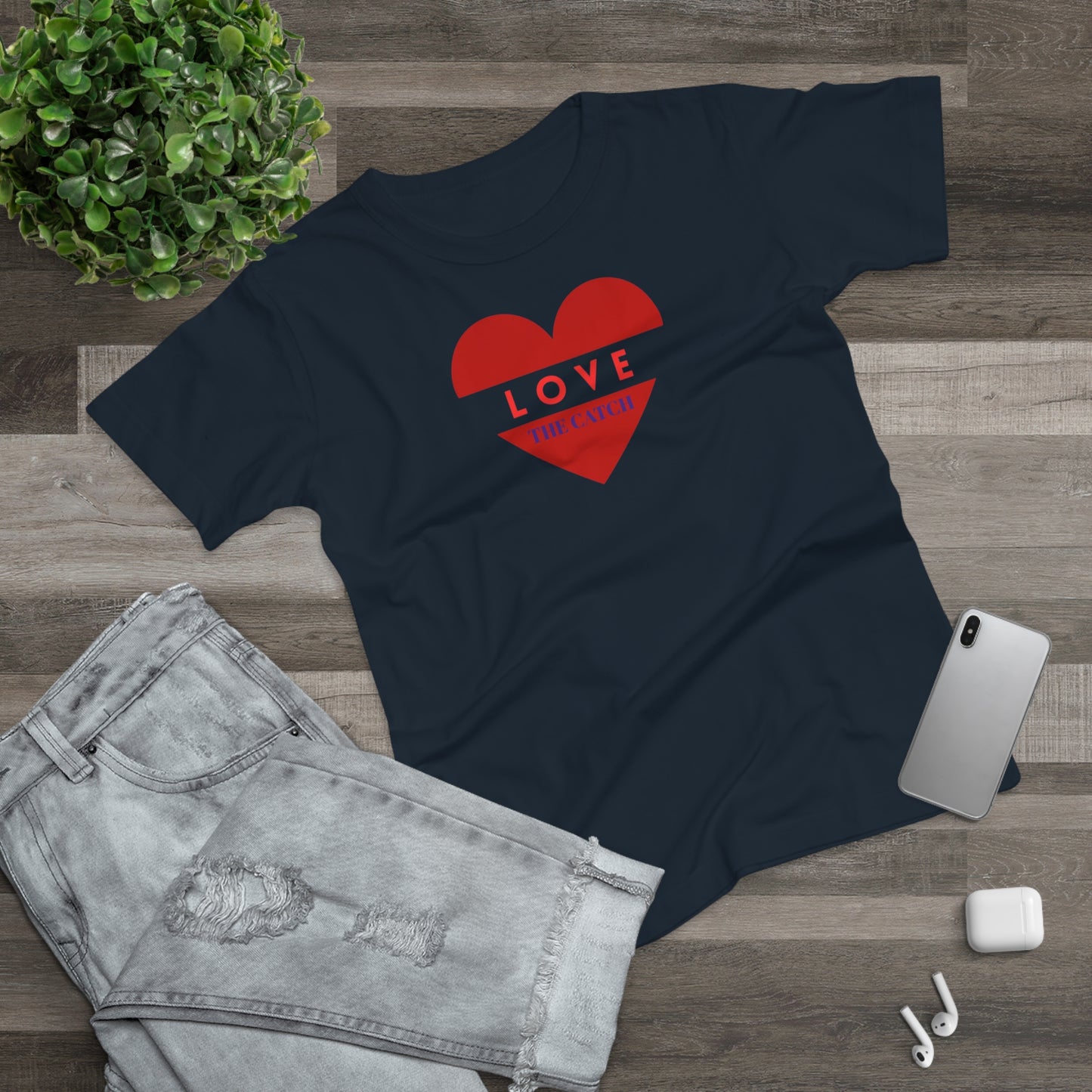 Love Catch Heart Women's T-Shirt