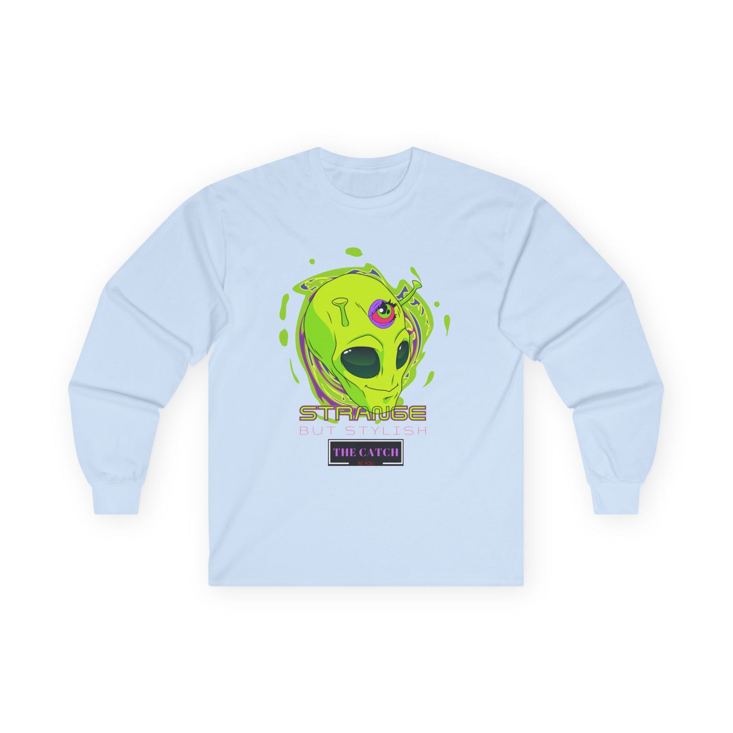 Strange but Stylish Long Sleeve Tee - Fun Cotton Tee for Casual Wear - THE CATCH