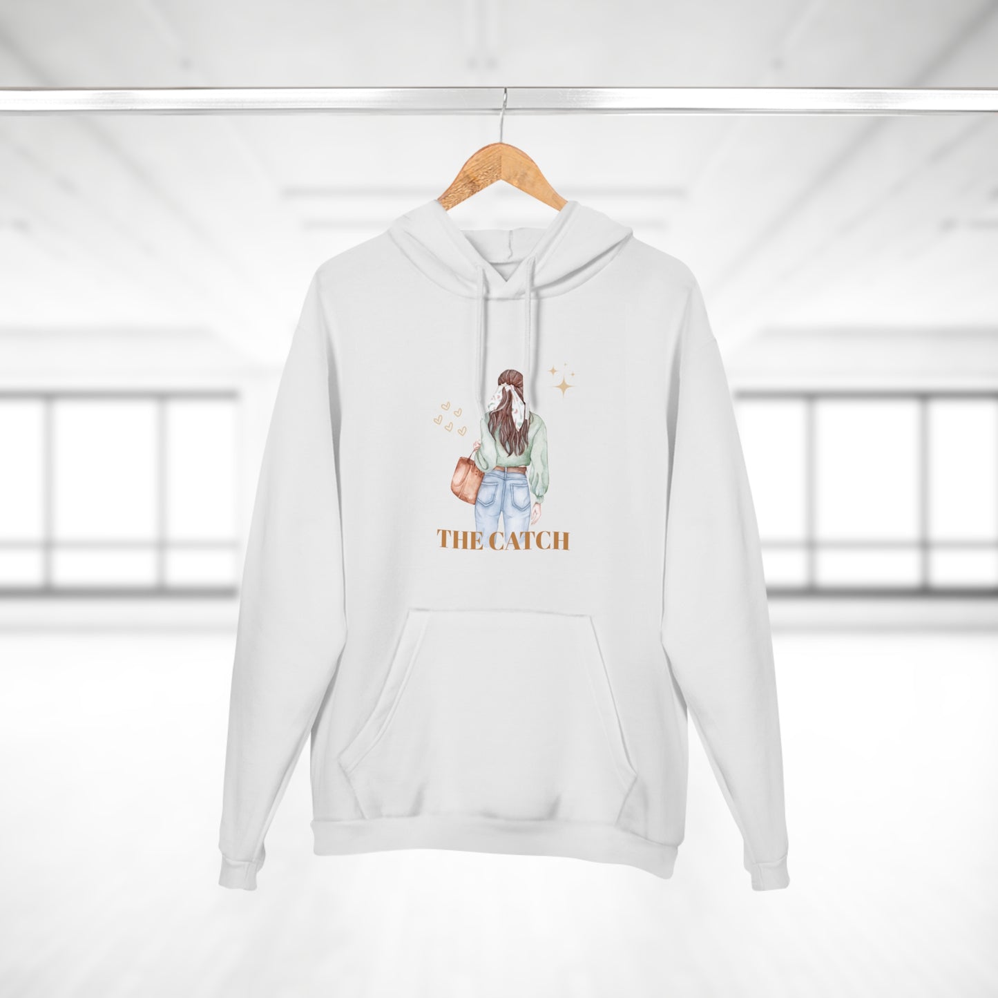 Stylish Pullover Hoodie - "THE CATCH" Design for Everyday Comfort - THE CATCH