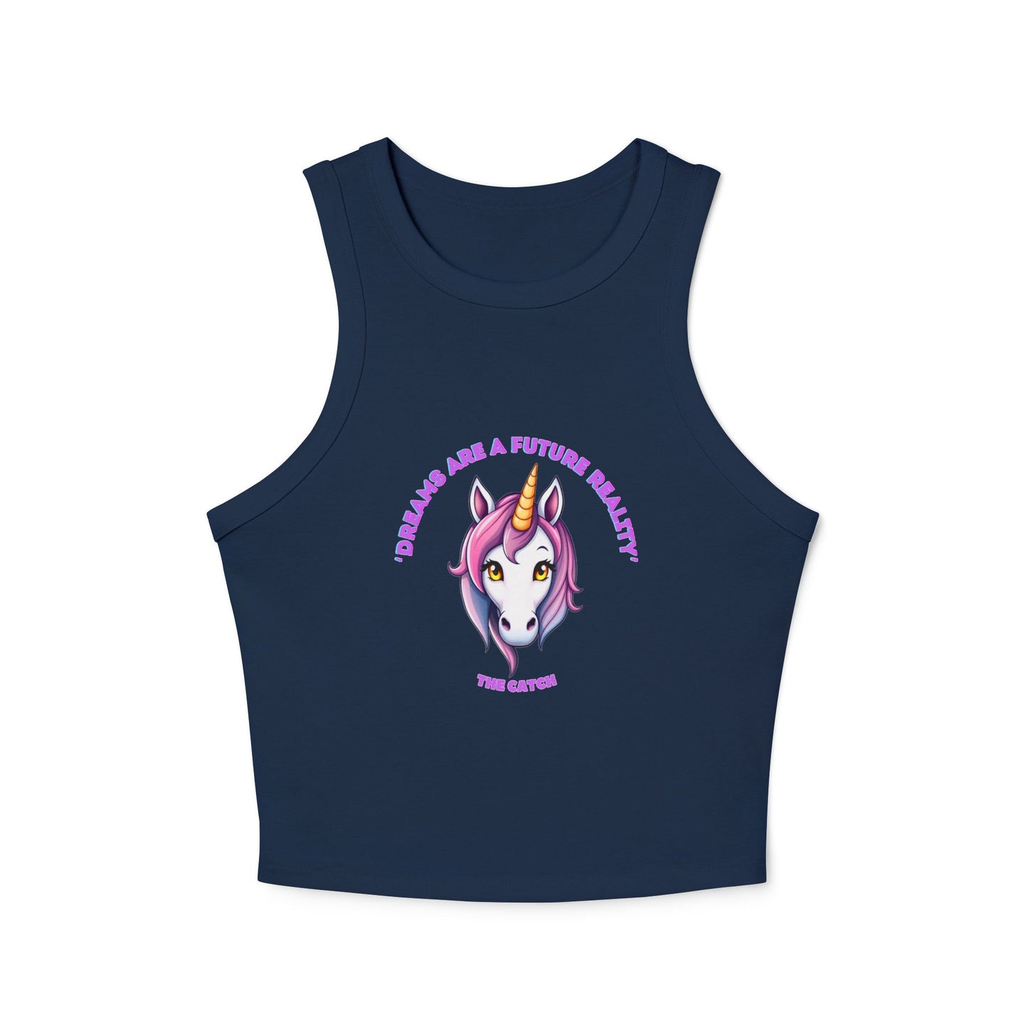 Women's Micro Rib Racer Tank Top - THE CATCH