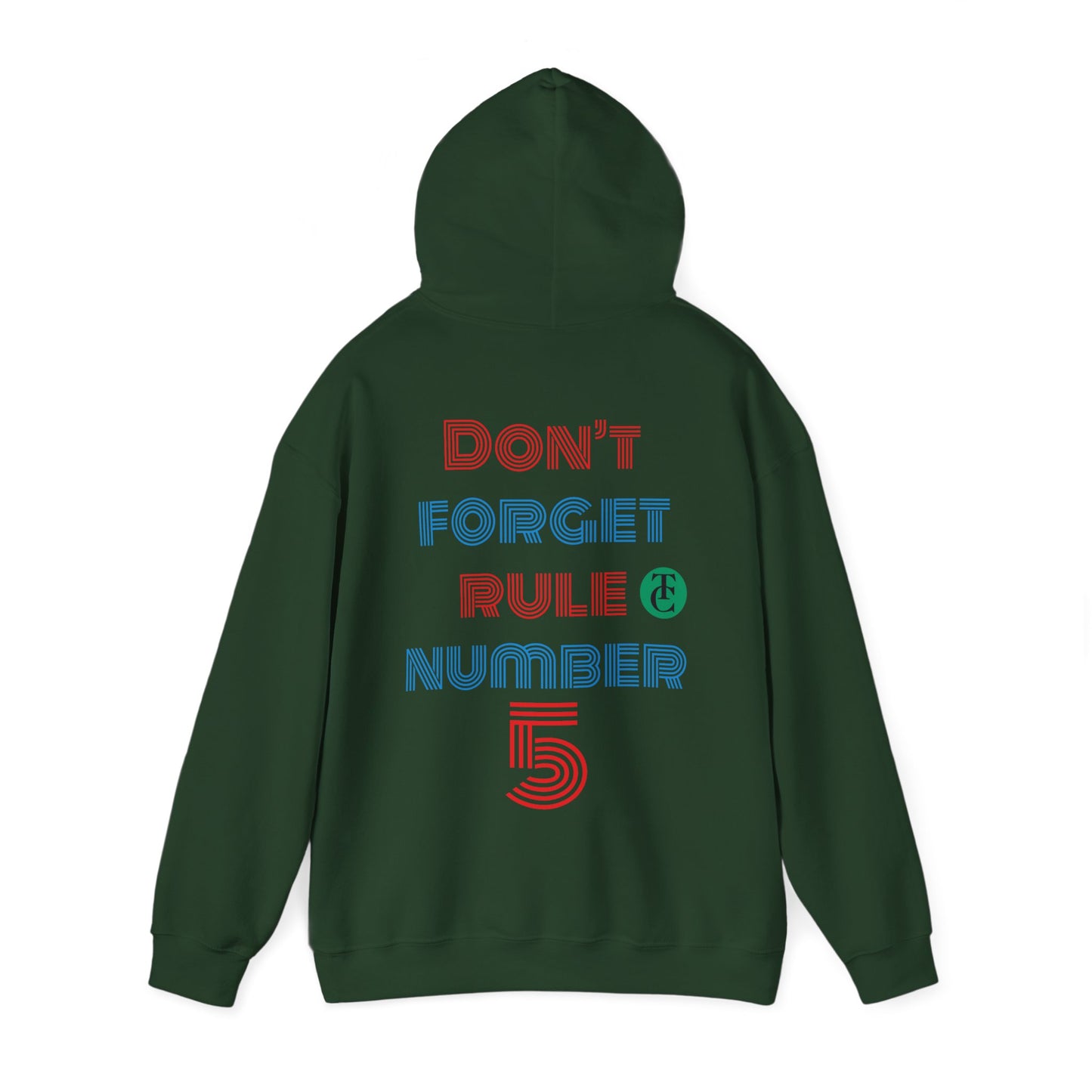 Stylish Reminder Hoodie - Perfect Gift for Friends, Casual Wear, Rule Number 5, Cozy Sweatshirt, Laid-back Fashion
