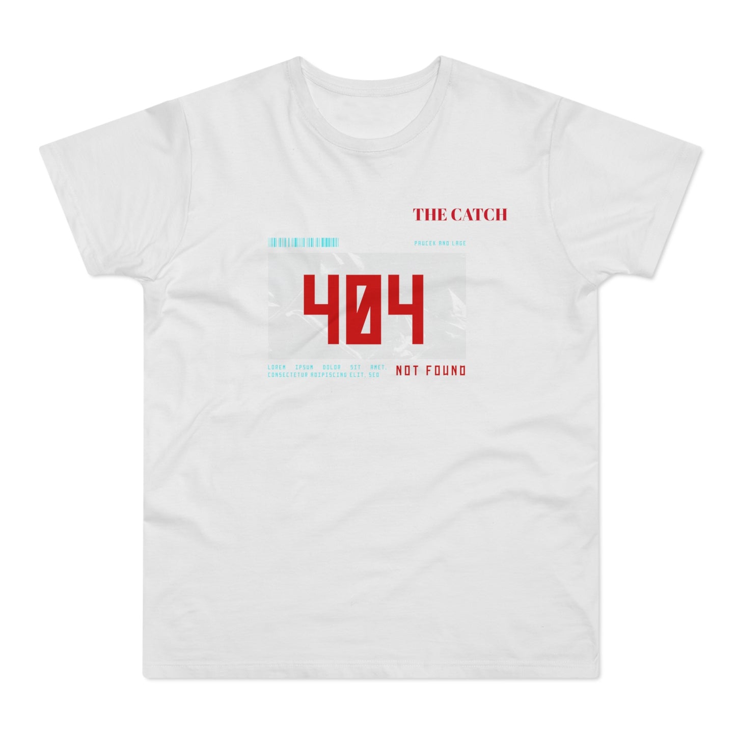 404 Not Found Graphic T-Shirt for Men - Casual Retro Tee