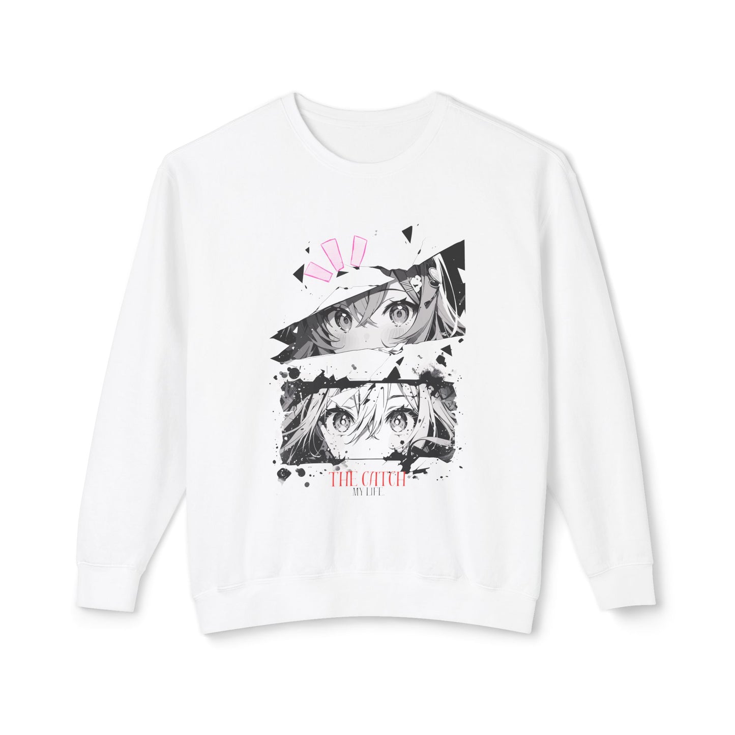 Anime Graphic Women's Lightweight Crewneck Sweatshirt - Perfect Gift for Fans