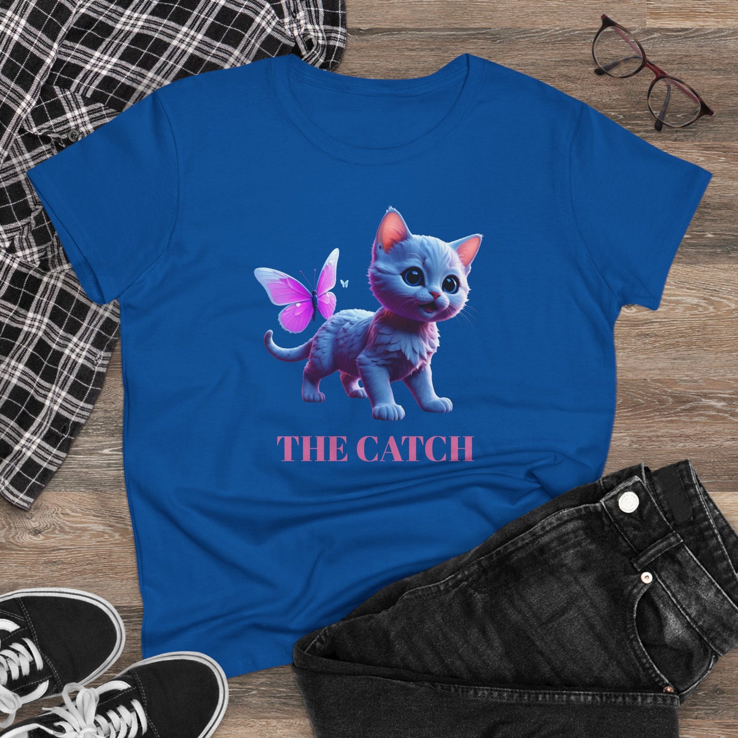 Women's Midweight Cotton Tee - THE CATCH