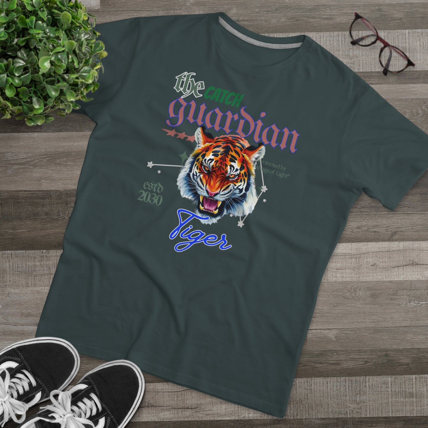 Men's Modern-fit Tiger Graphic Tee - The Catch Guardian 2030 - THE CATCH
