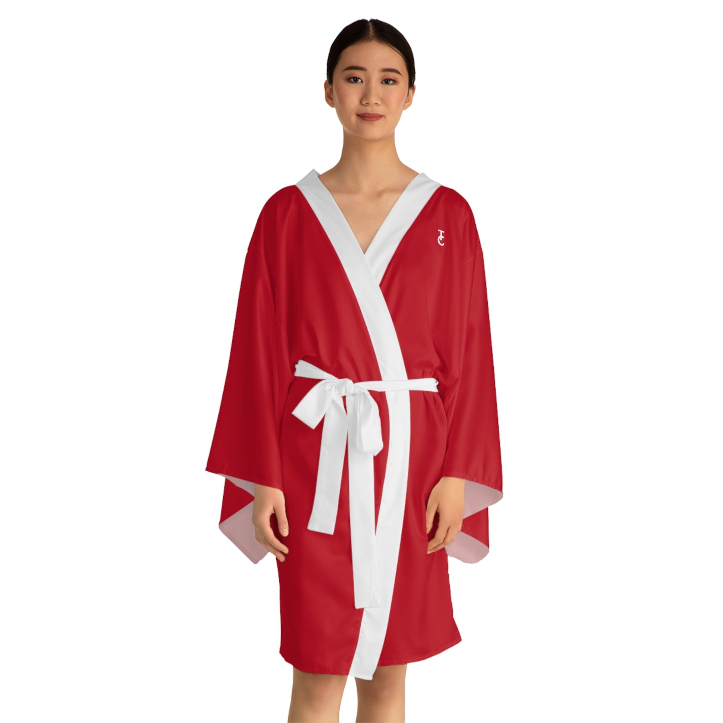 Vibrant Long Sleeve Kimono Robe, Cozy Loungewear, Elegant Cover-Up, Gift for Her, Relaxing Home Attire, Festival Wear, Spa Day Essential - THE CATCH