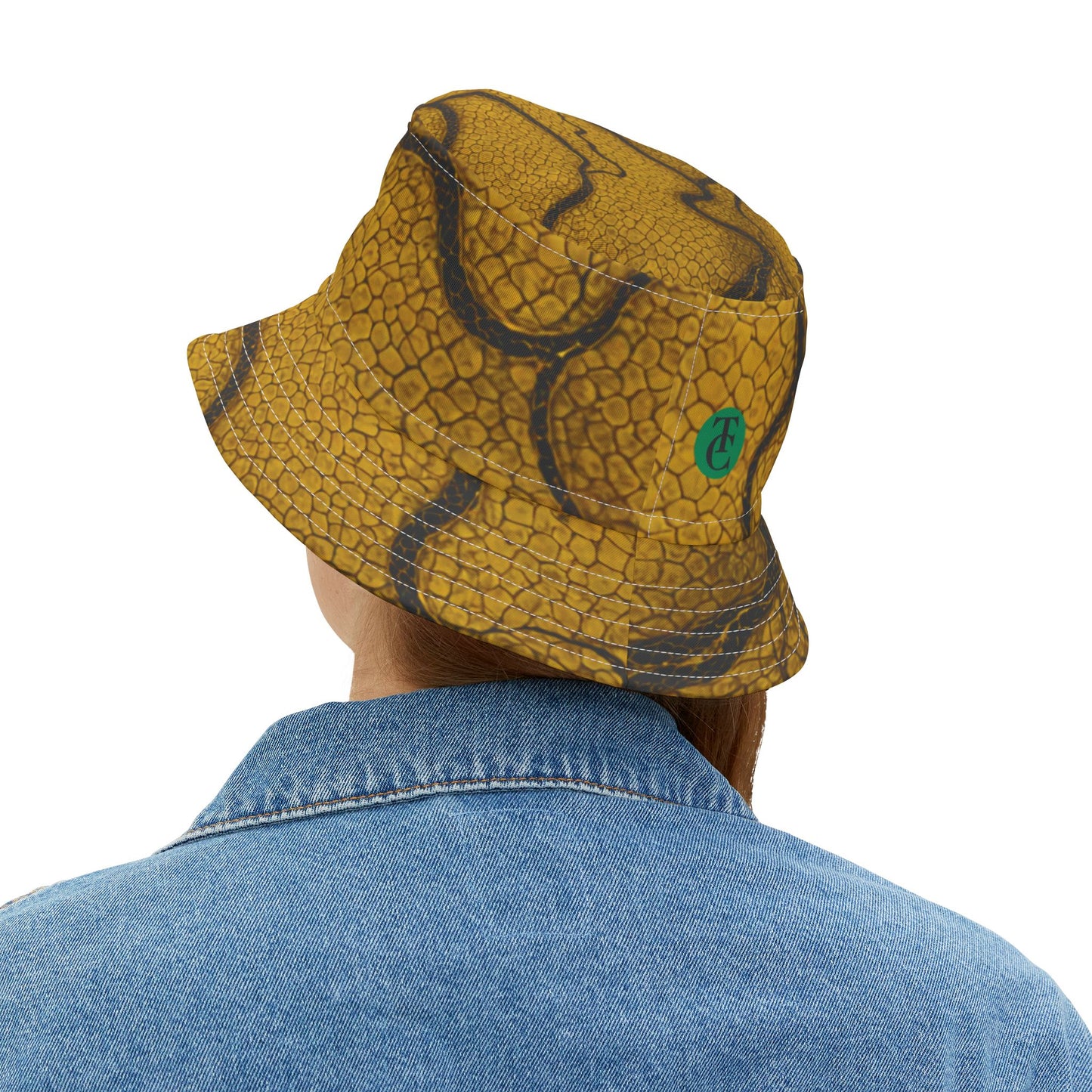 Cool Snake Print Bucket Hat | Fun Summer Accessory, Unique Gift, Outdoor Style, Festival Wear, Beach Cap - THE CATCH