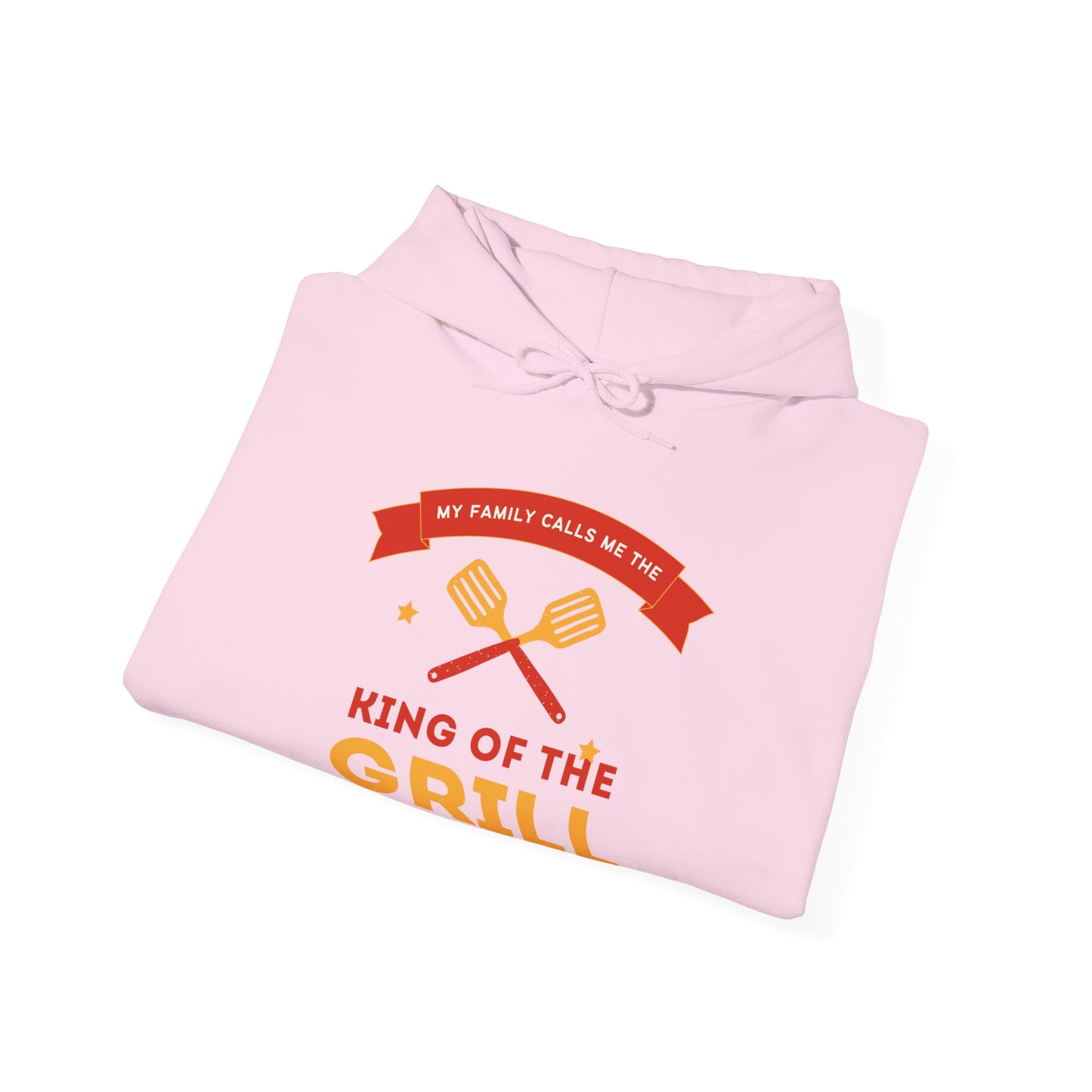 King of the Grill Heavy Blend™ Hooded Sweatshirt, BBQ Sweatshirt, Father's Day Gift, Grilling Hoodie, Casual Comfort Wear