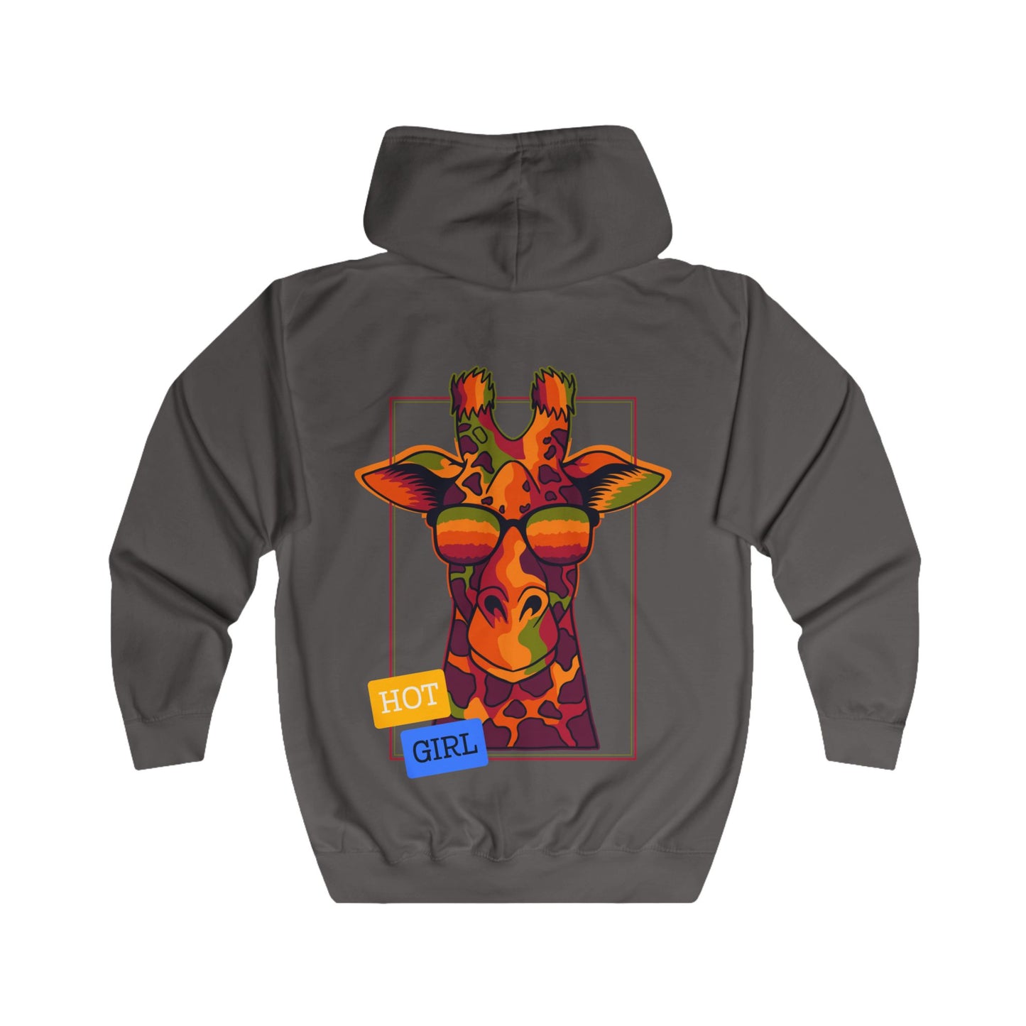 Women's Full Zip Hoodie - 'The Catch' Giraffe Design - THE CATCH