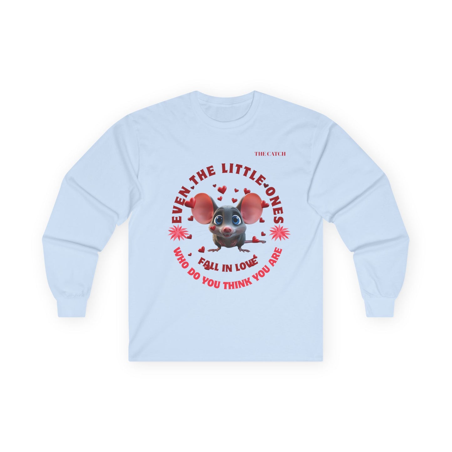 Cute Mouse Love Long Sleeve Tee - Perfect Gift for Animal Lovers