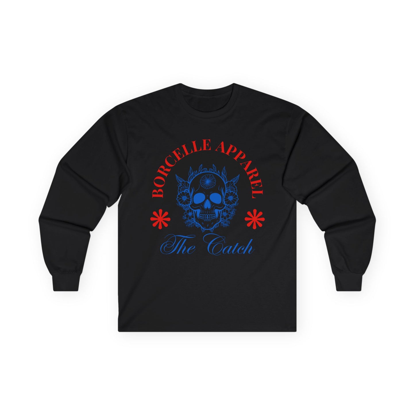 Borcelle Apparel Long Sleeve Tee - The Catch Skull Design - THE CATCH