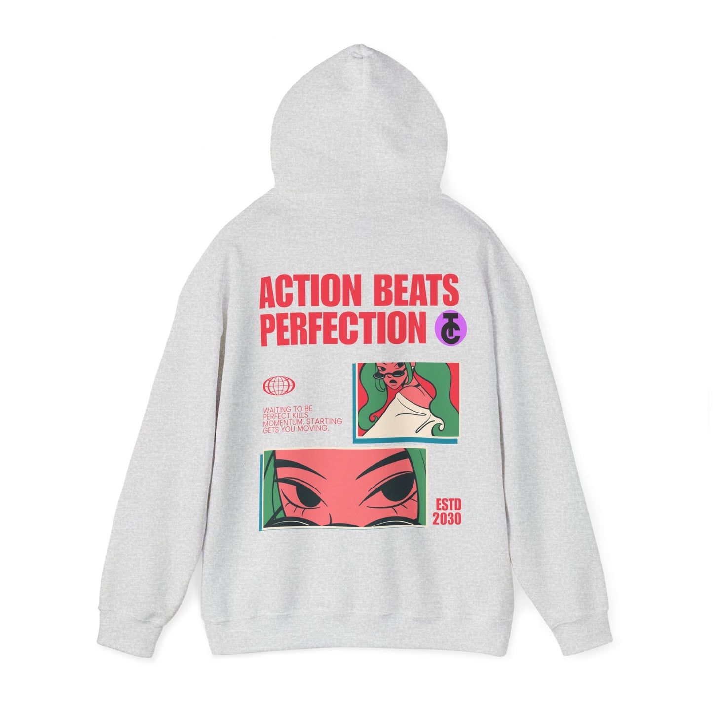 Stylish Hoodie with Bold Graphic Design | Cozy Streetwear for Every Occasion, Trendy Gift, Casual Wear, Fashion Statement - THE CATCH