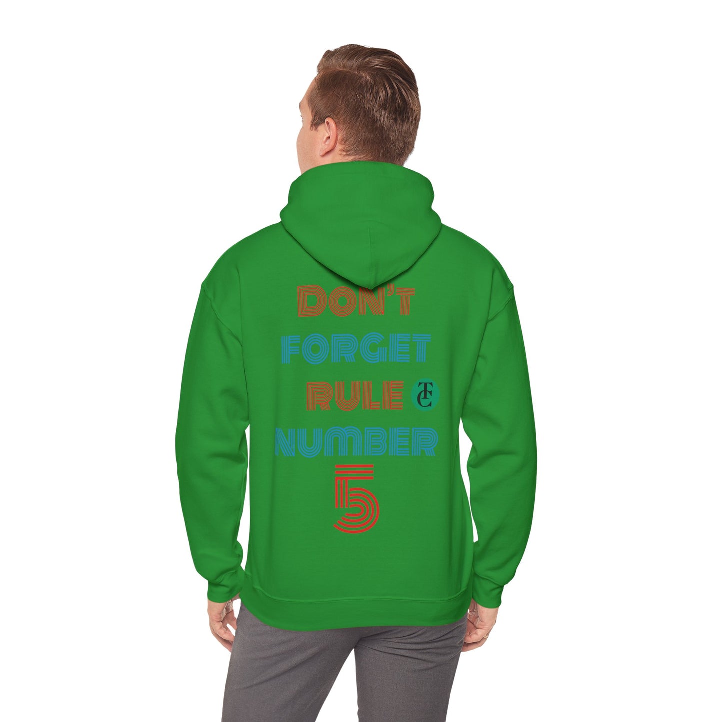 Stylish Reminder Hoodie - Perfect Gift for Friends, Casual Wear, Rule Number 5, Cozy Sweatshirt, Laid-back Fashion