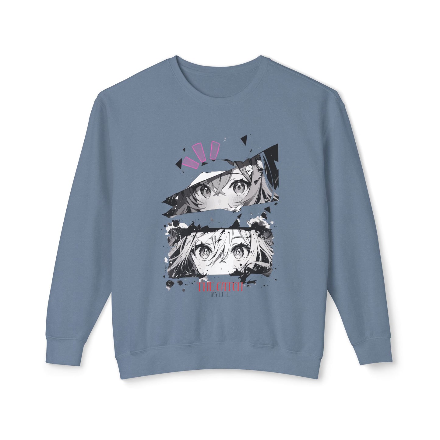 Anime Graphic Women's Lightweight Crewneck Sweatshirt - Perfect Gift for Fans