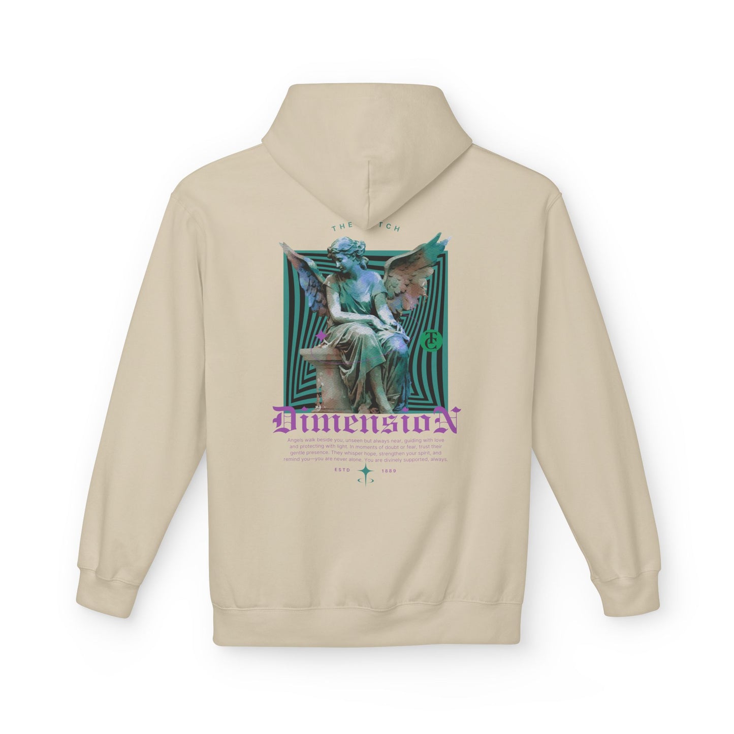 Cosmic Dimension Hoodie | Softstyle Fleece Wear, Unique Graphic Pullover, Gift for Astronomers, Casual Streetwear - THE CATCH