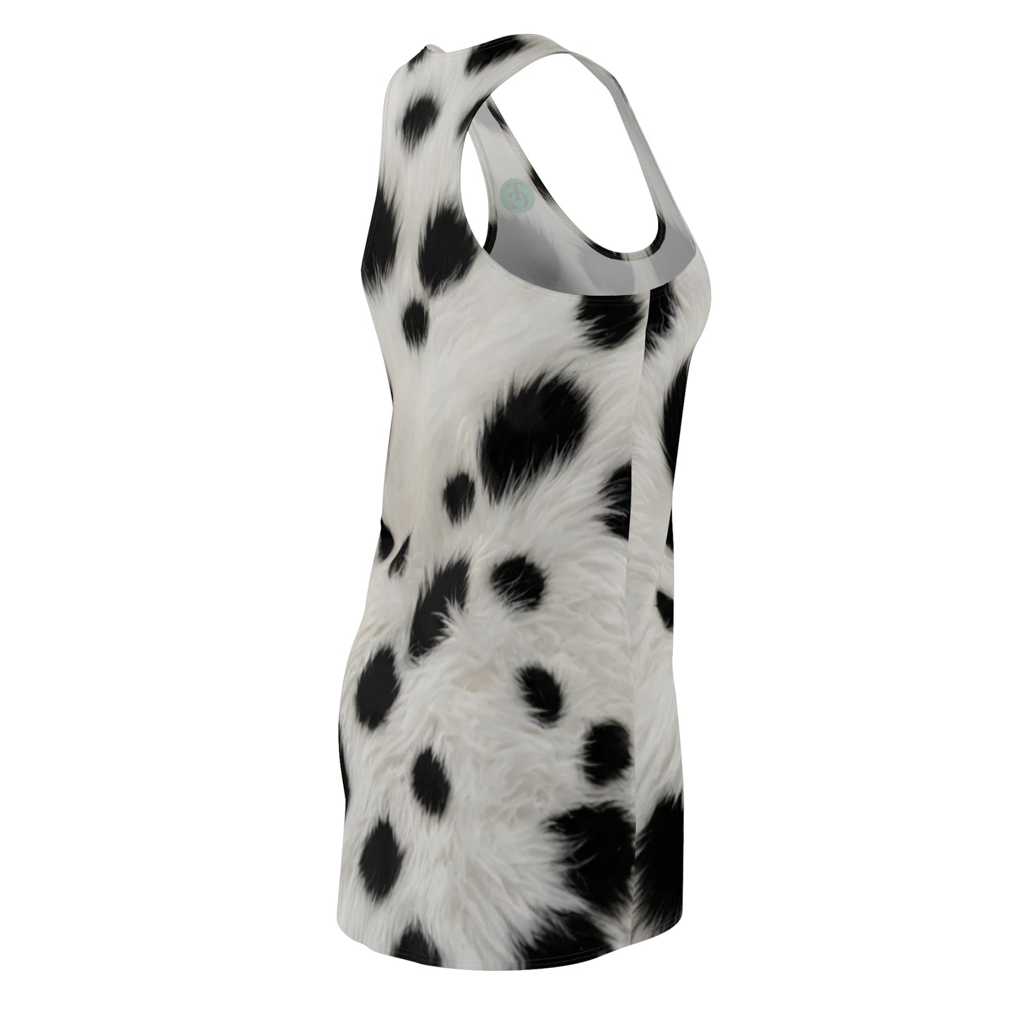 Dalmatian Print Racerback Dress for Women, Casual Summer Dress, Animal Print Fashion, Fun Party Outfit, Statement Dress, Unique Gifts - THE CATCH