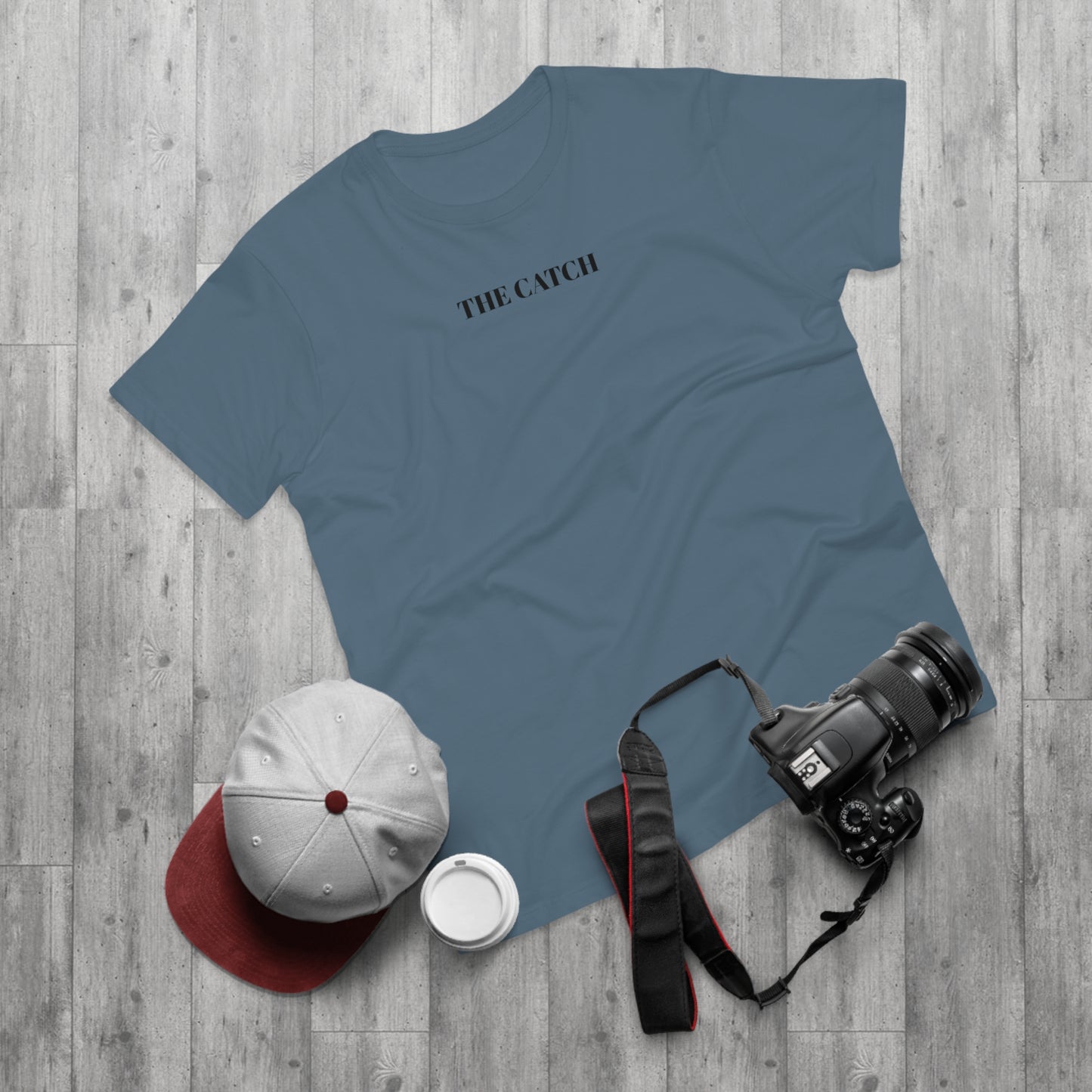 Men's Orange T-Shirt with 'The Catch' and Authentic Design - Perfect for Casual Wear & Gifts