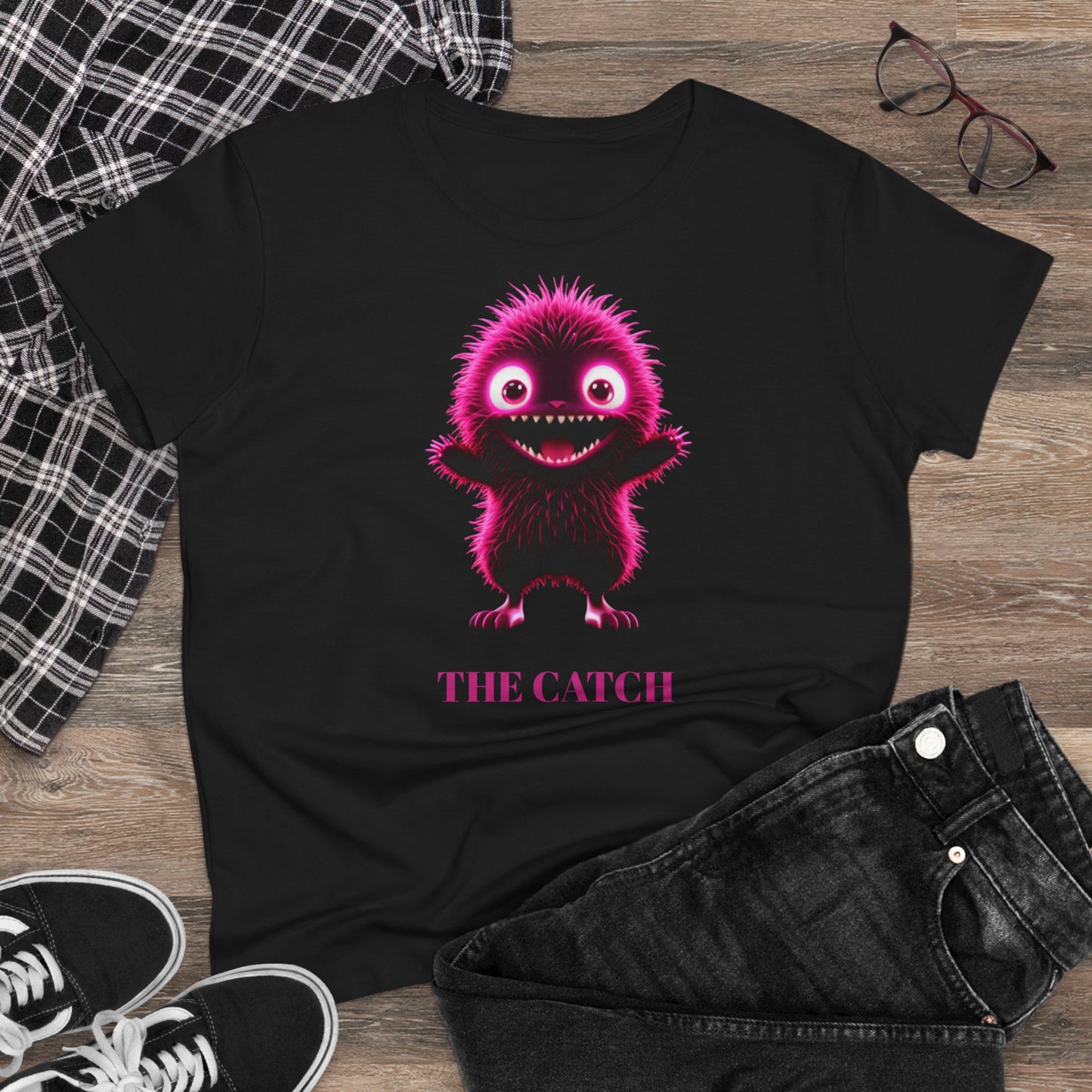 Women's Midweight Cotton Tee - THE CATCH