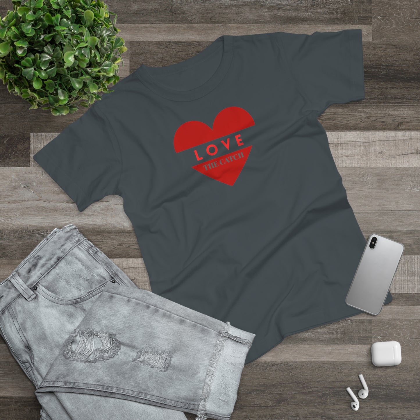 Love Catch Heart Women's T-Shirt