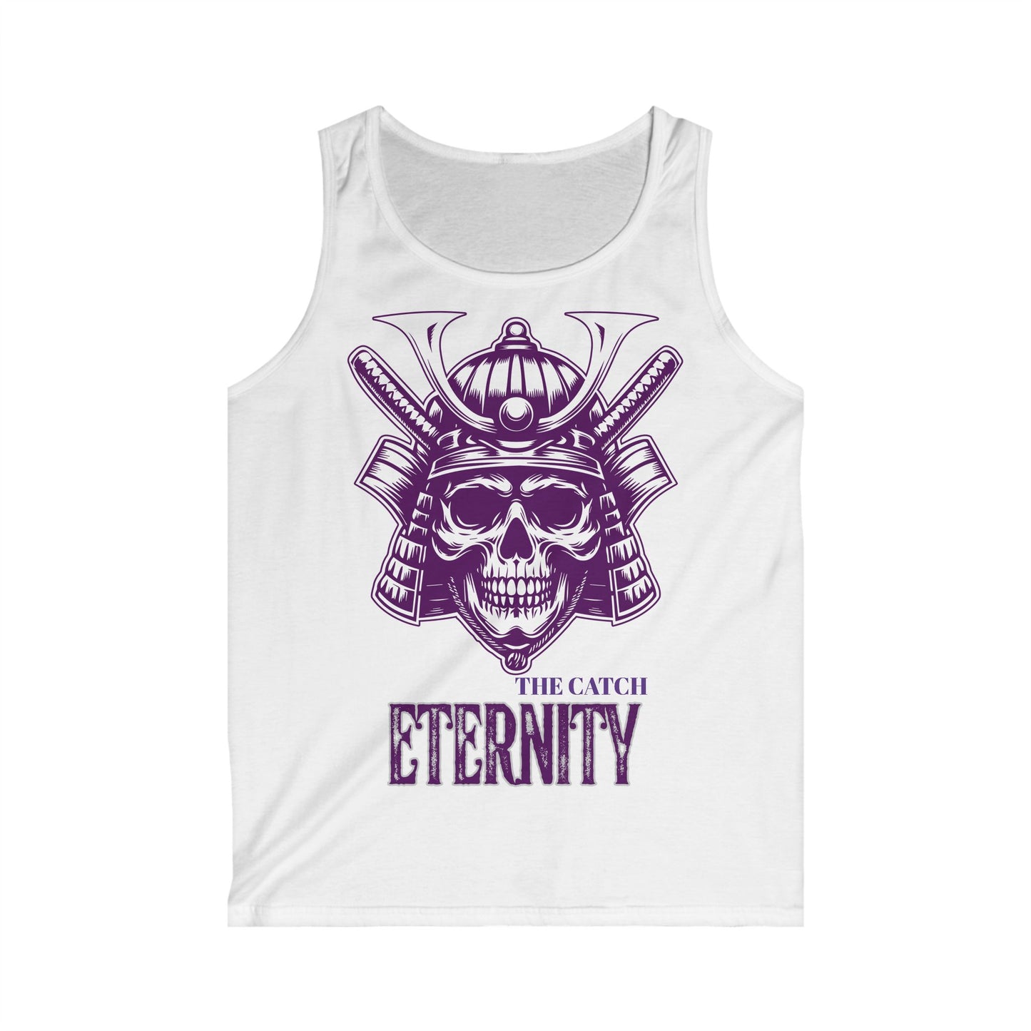 Men's Skull Graphic Tank Top - 'The Catch Eternity' Design