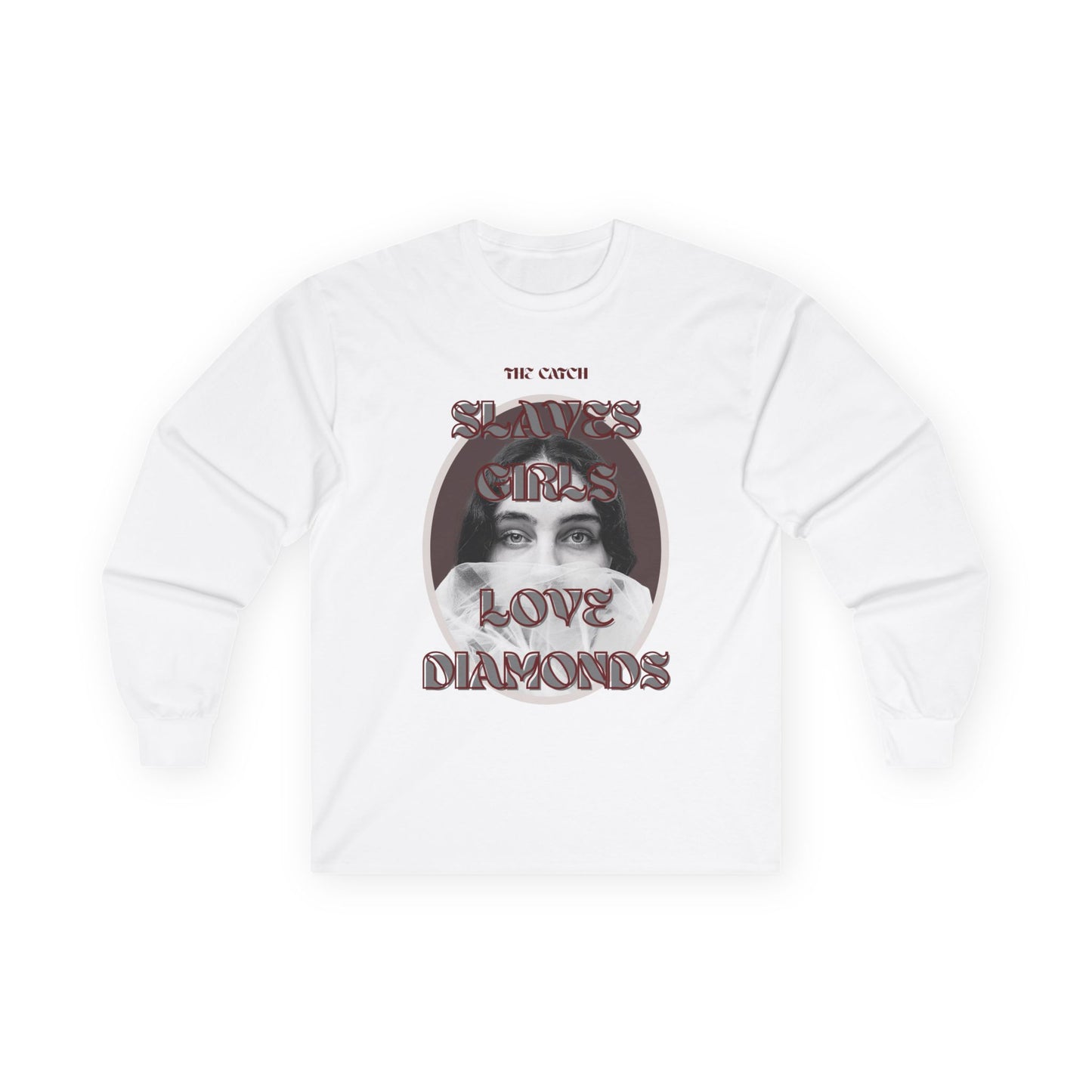 'Girls Love Diamonds' Long Sleeve Tee - Stylish Cotton Shirt for Fashion Lovers - THE CATCH