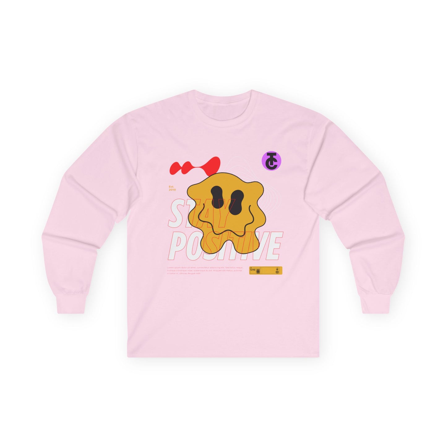 Stay Positive Long Sleeve Tee - Casual Comfort for Everyone - THE CATCH