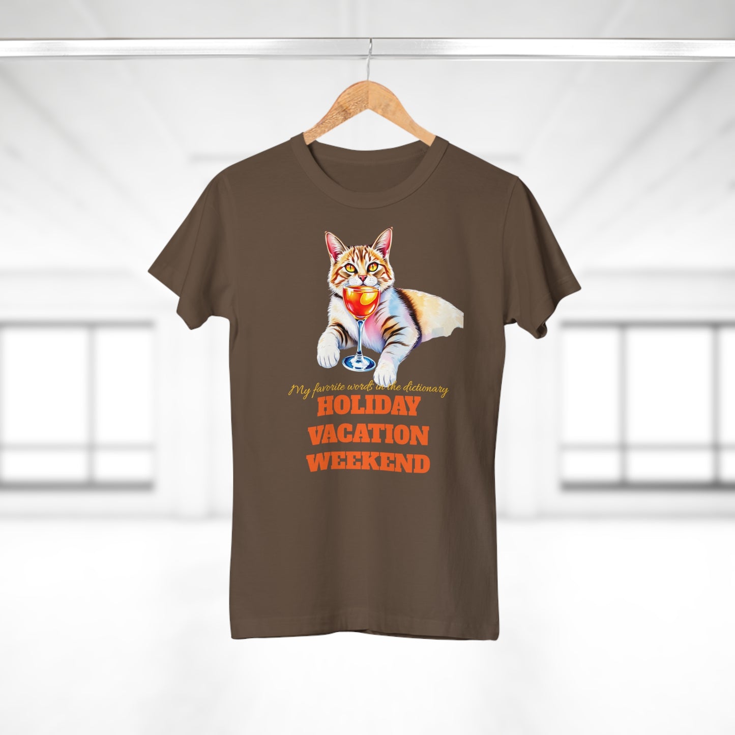 Cat Lover's Holiday Vacation T-Shirt