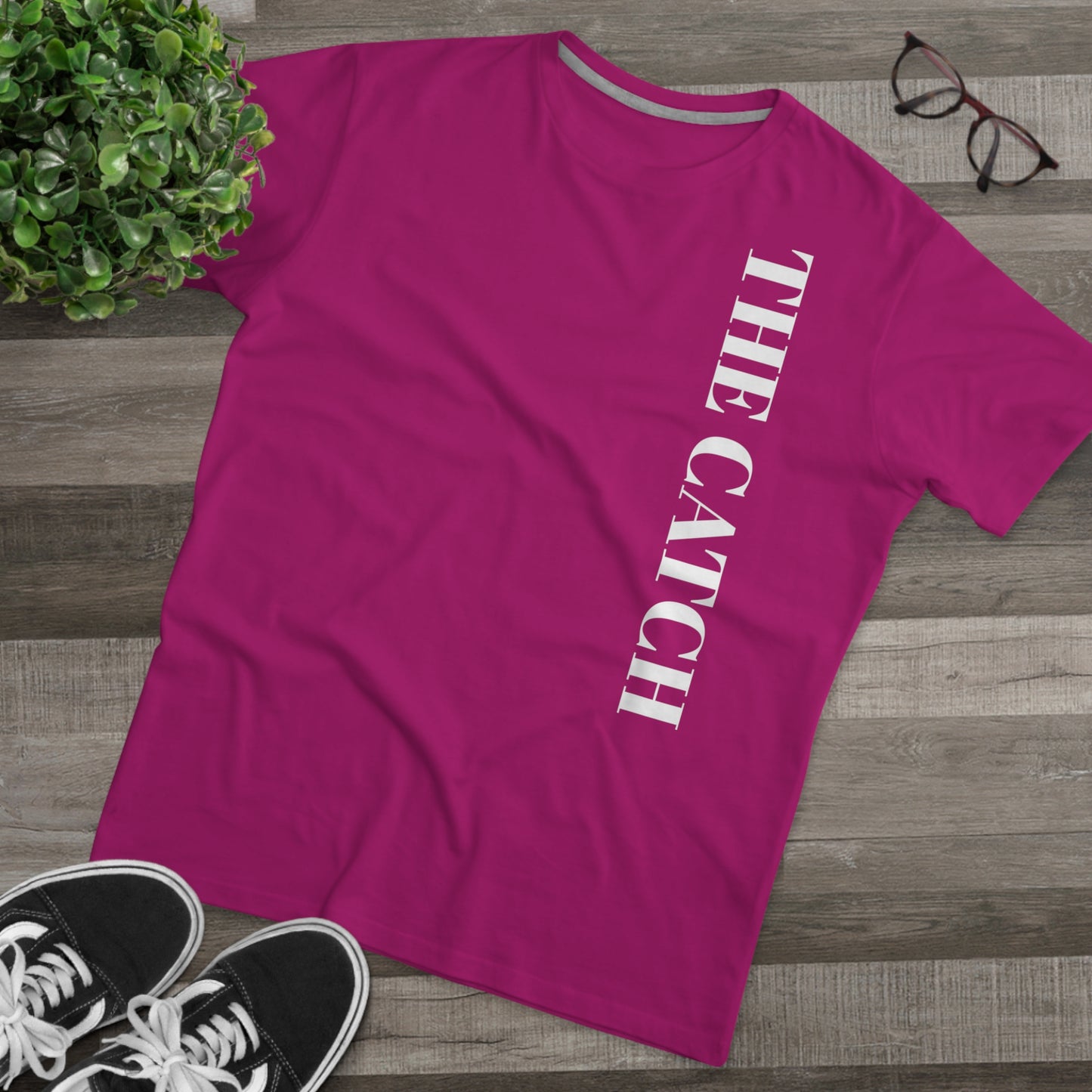 Men's Modern-Fit Tee - 'The Catch' Statement Shirt