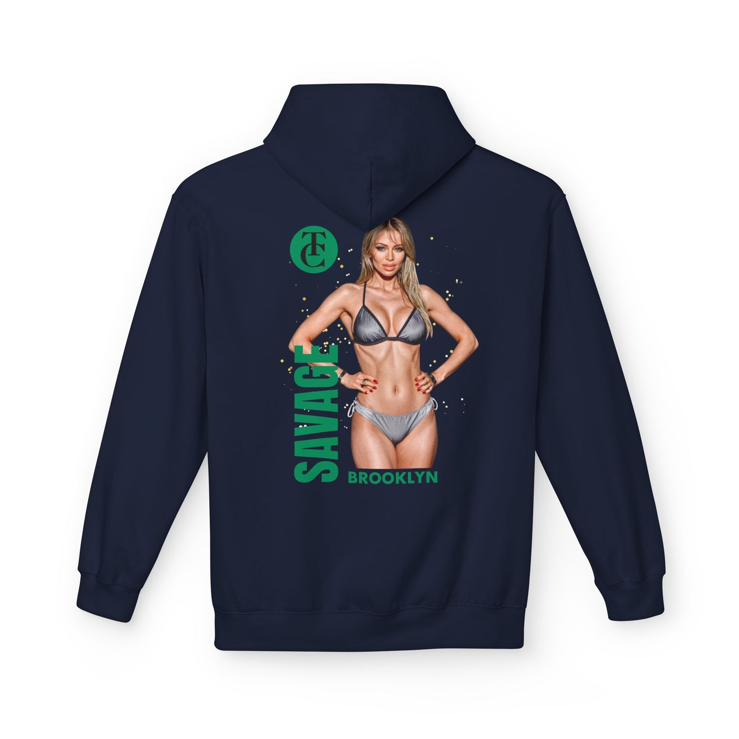 Savage Brooklyn Midweight Fleece Hoodie - Casual Streetwear Fashion