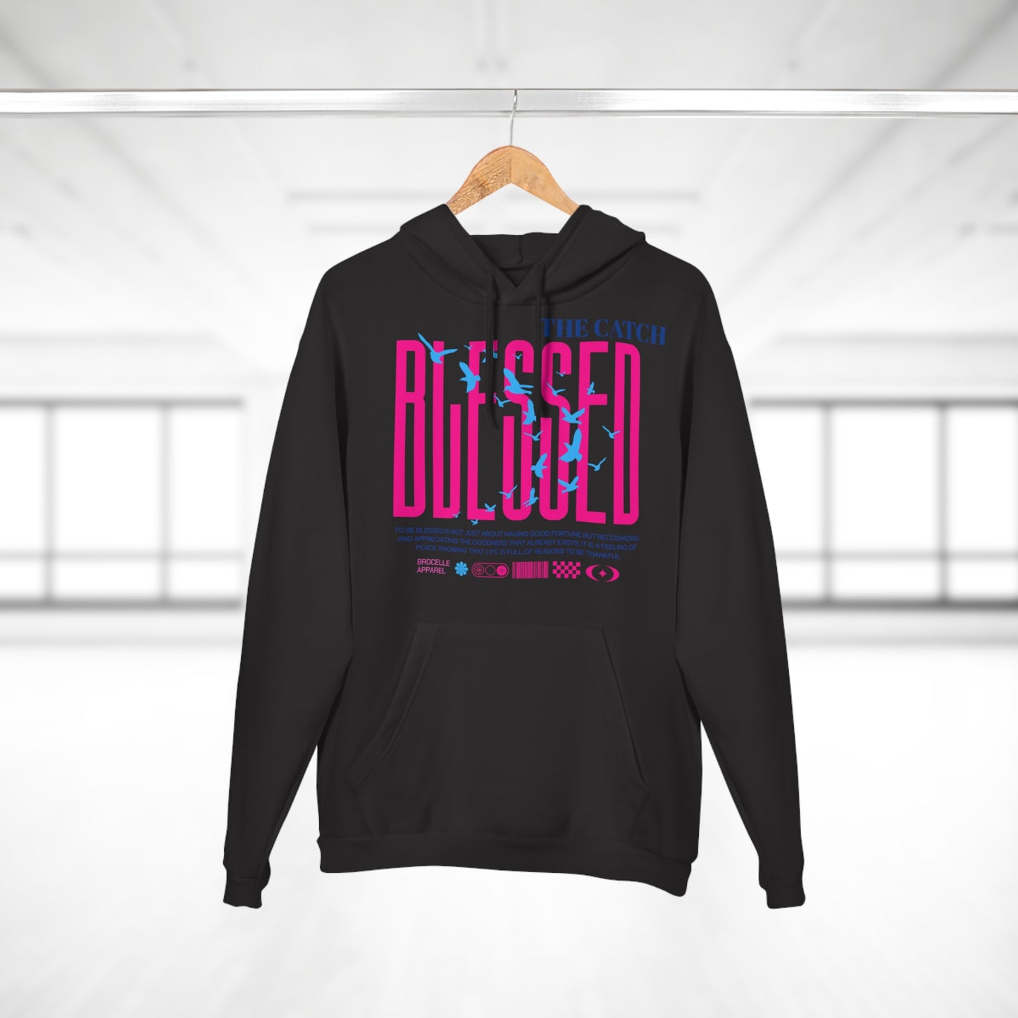 Blessed Pullover Hoodie - Comfy Spiritual Wear for Everyday Inspiration