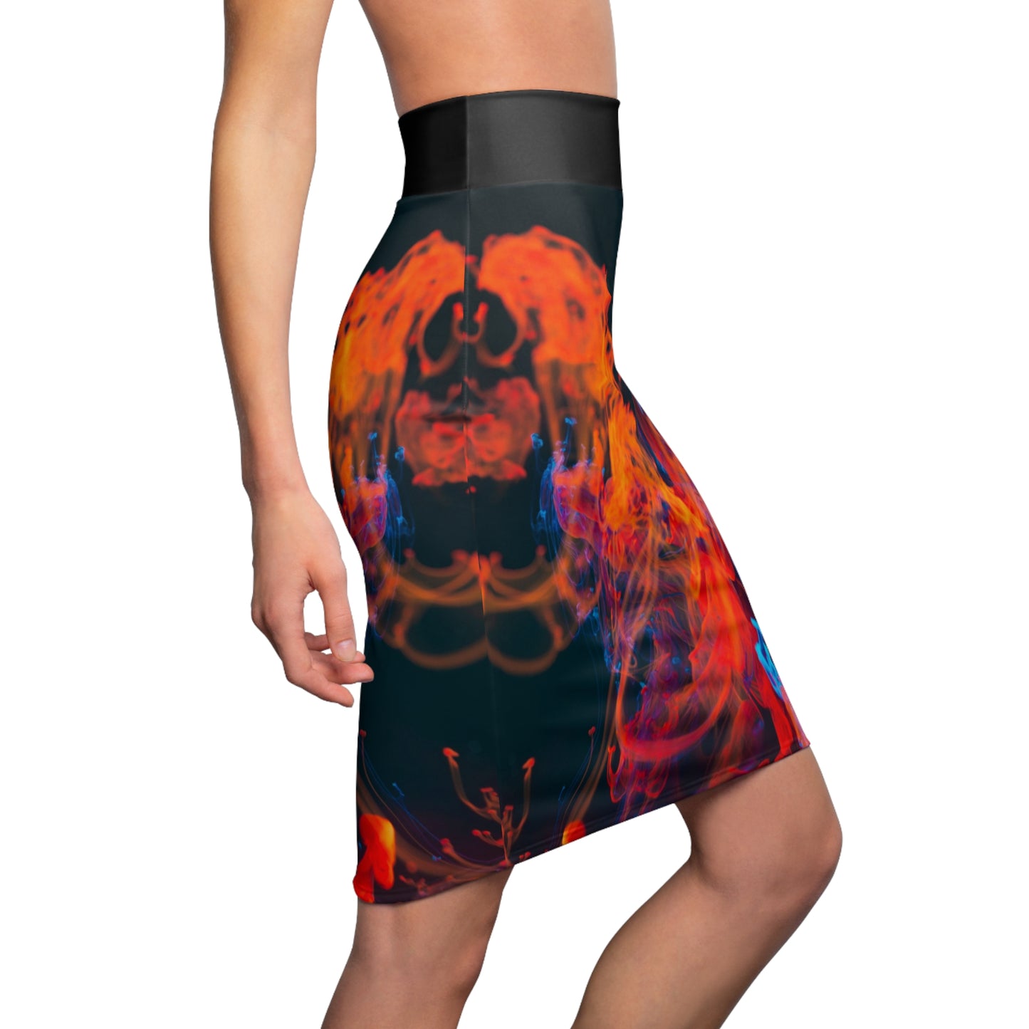 Women's Pencil Skirt (AOP) - THE CATCH