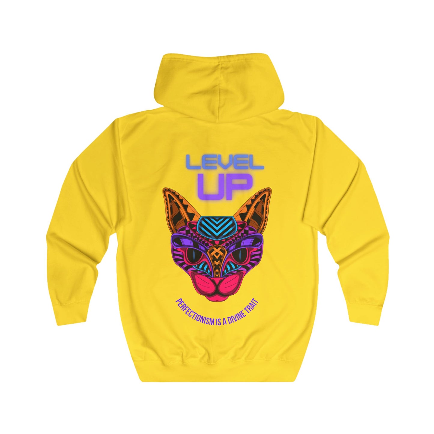 Full Zip Hoodie - 'BADDIE' & 'LEVEL UP' Graphic Design