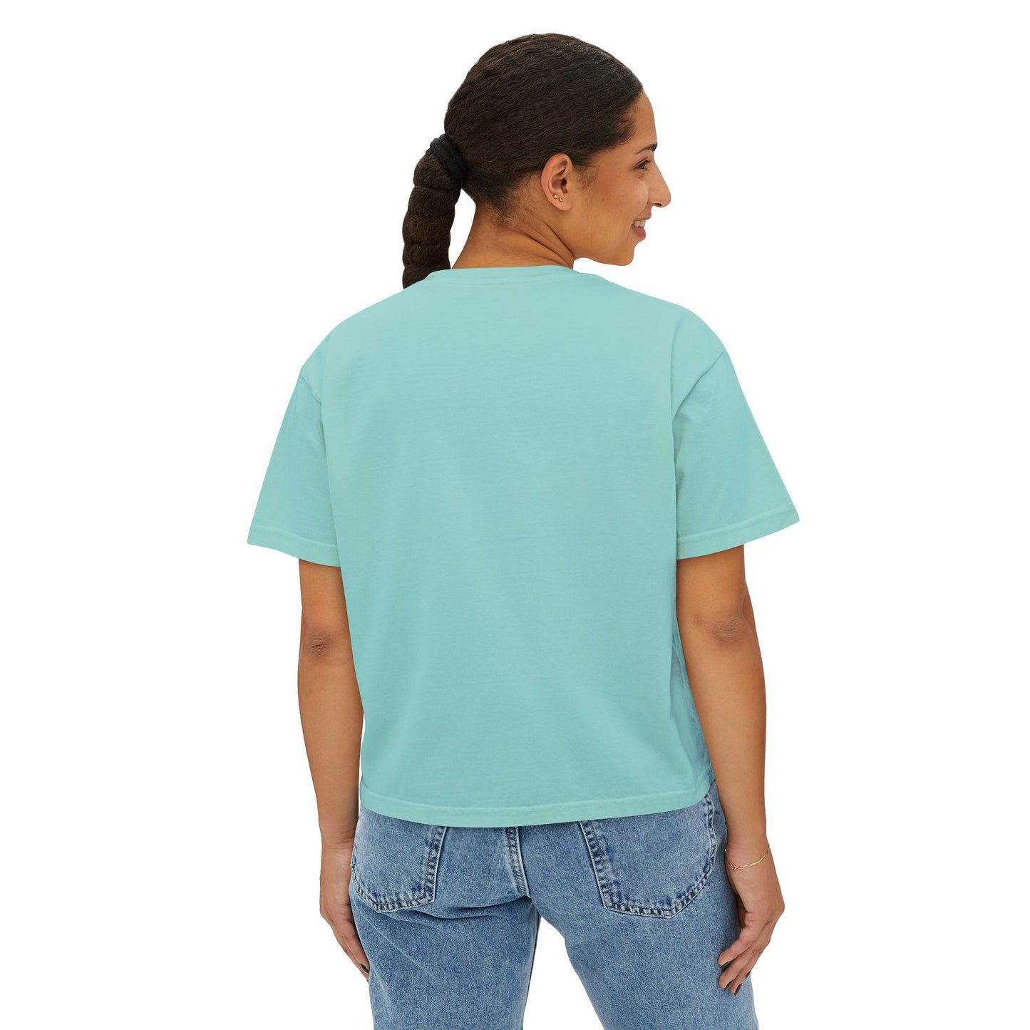 Bohemian Butterfly Women's Boxy Tee, Casual Tee, Graphic Tee, Summer Shirt, Nature Lover Gift