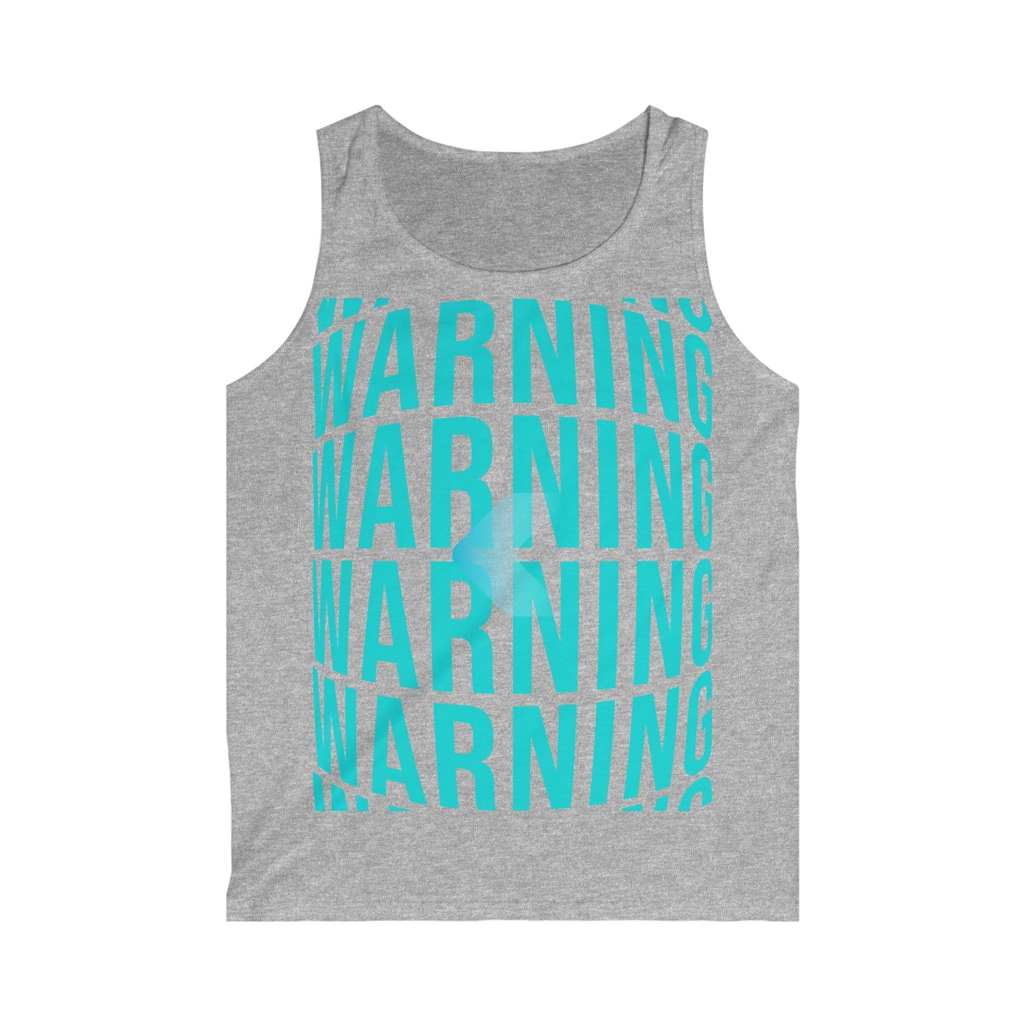 Men's Warning Graphic Tank Top - Casual Summer Style - THE CATCH