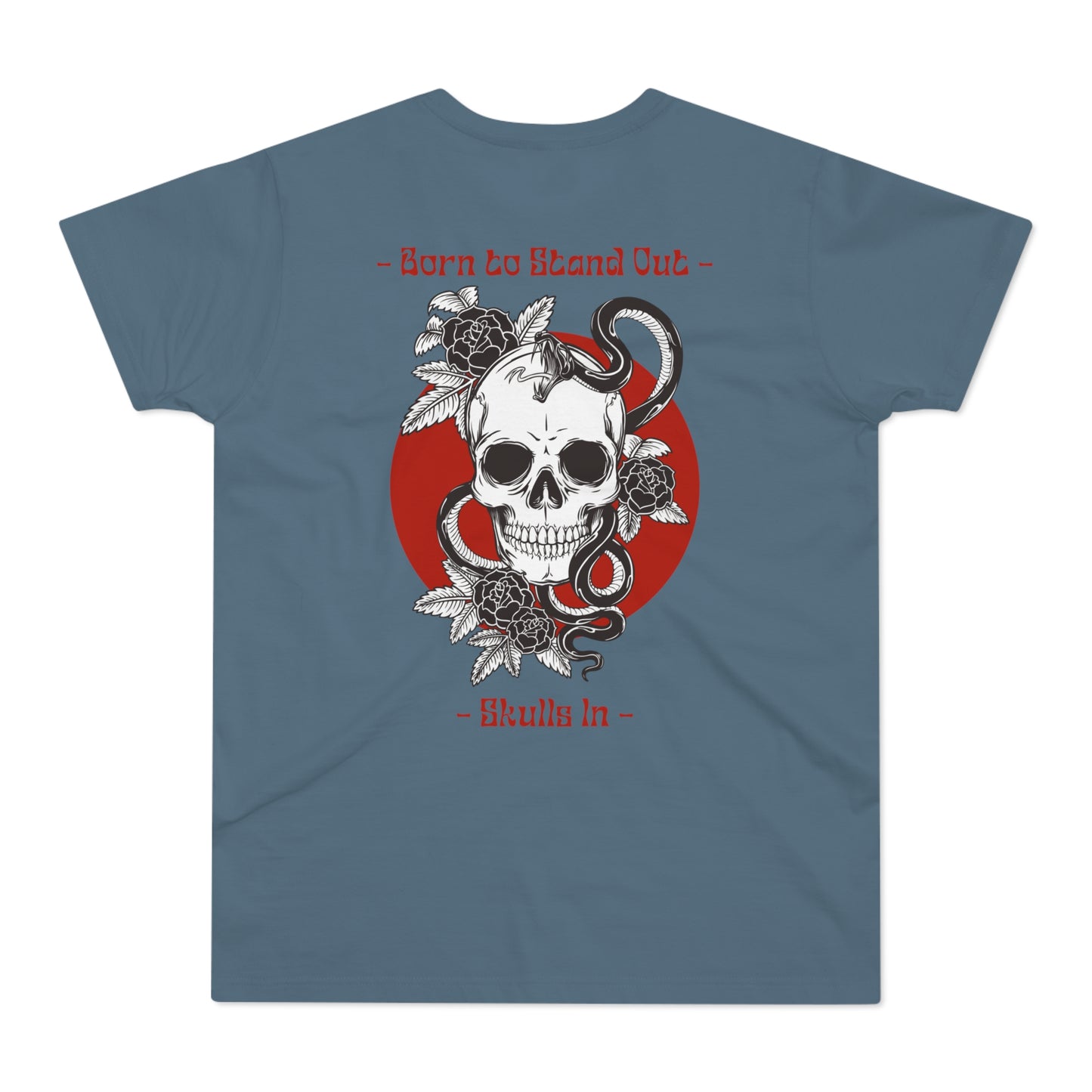 Skulls & Snakes Graphic Tee - 'The Catch' Design for Bold Men