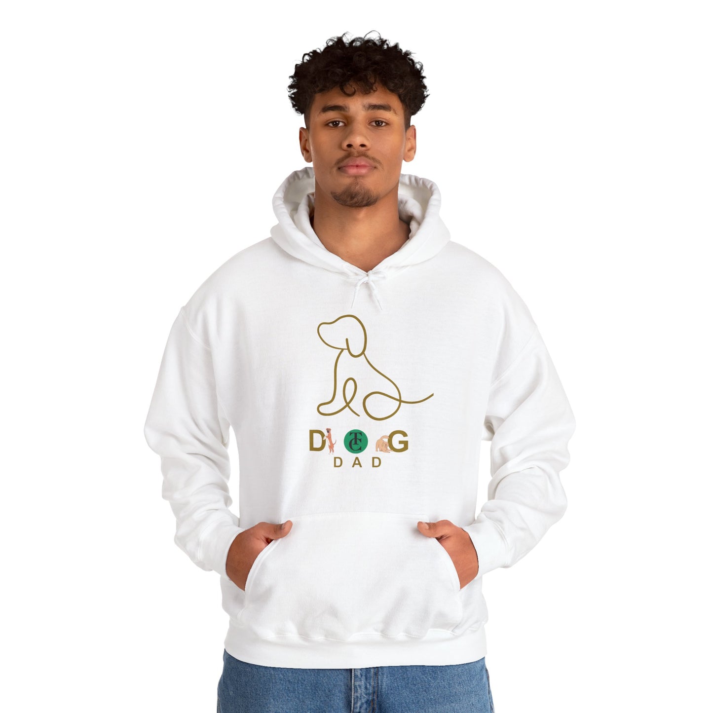 Dog Dad Hoodie - Cozy Gift for Pet Lovers, Casual Wear, Dog Enthusiast Apparel, Father's Day, Birthday Gift - THE CATCH