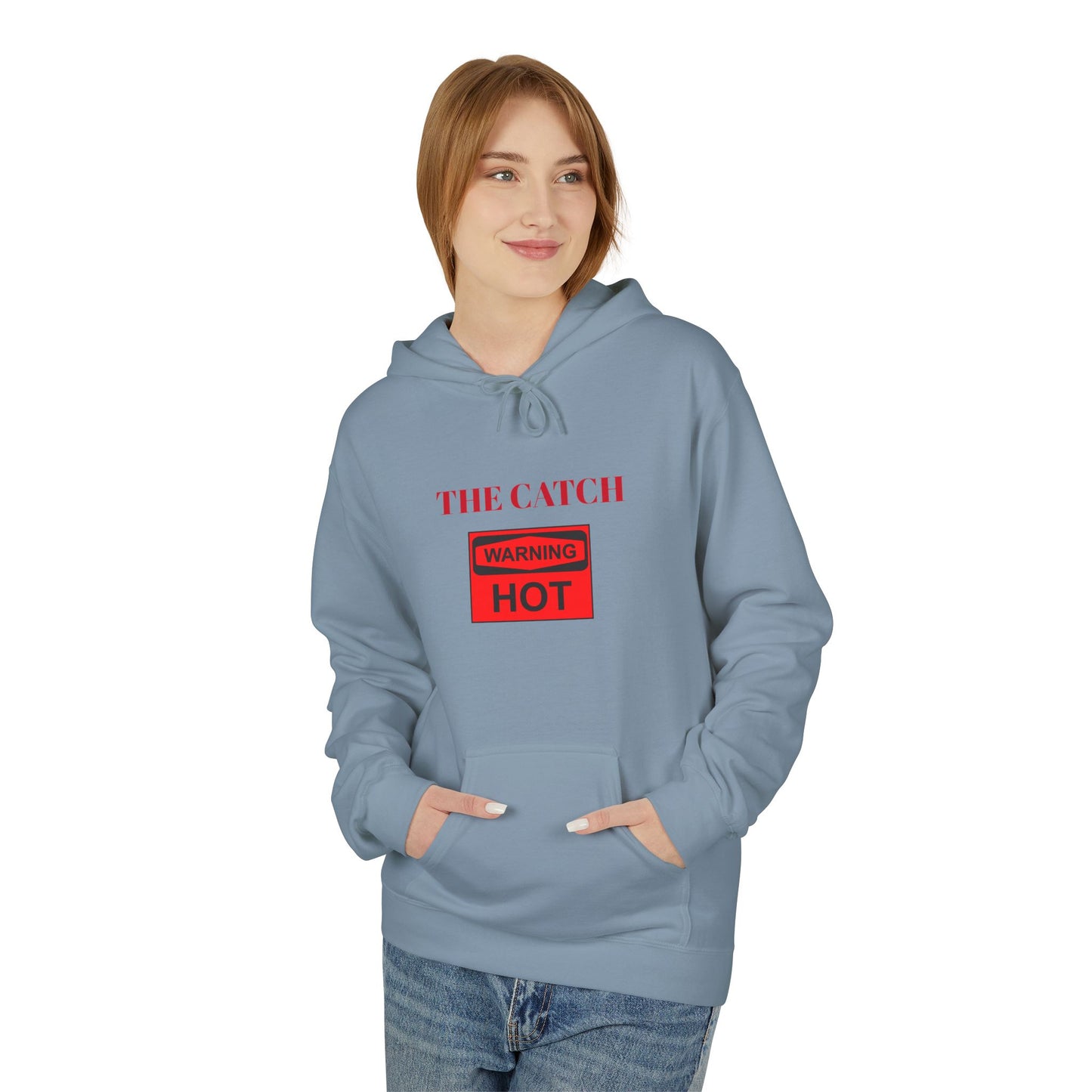 Warning Hot Hoodie - Midweight Softstyle Fleece