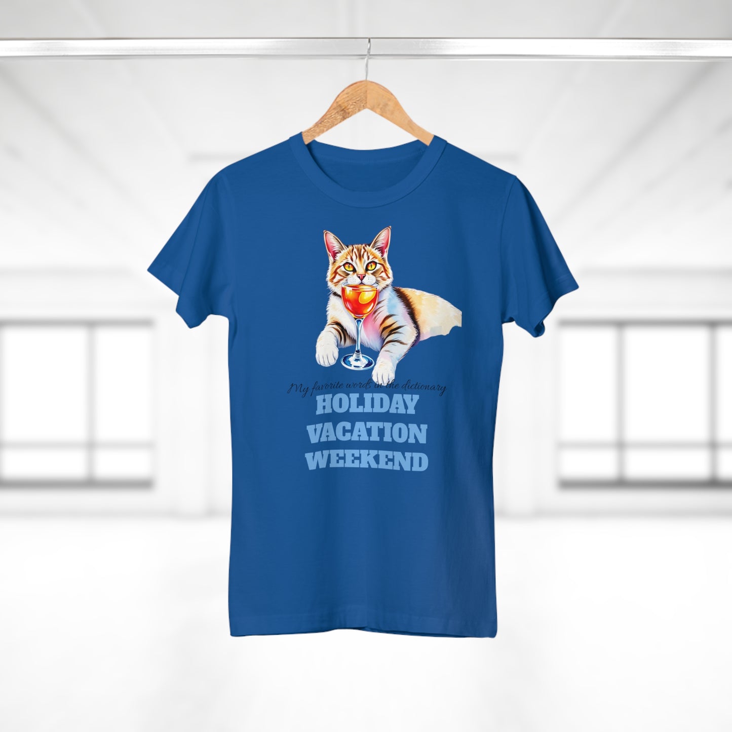 Cat Lover's Holiday Vacation T-Shirt