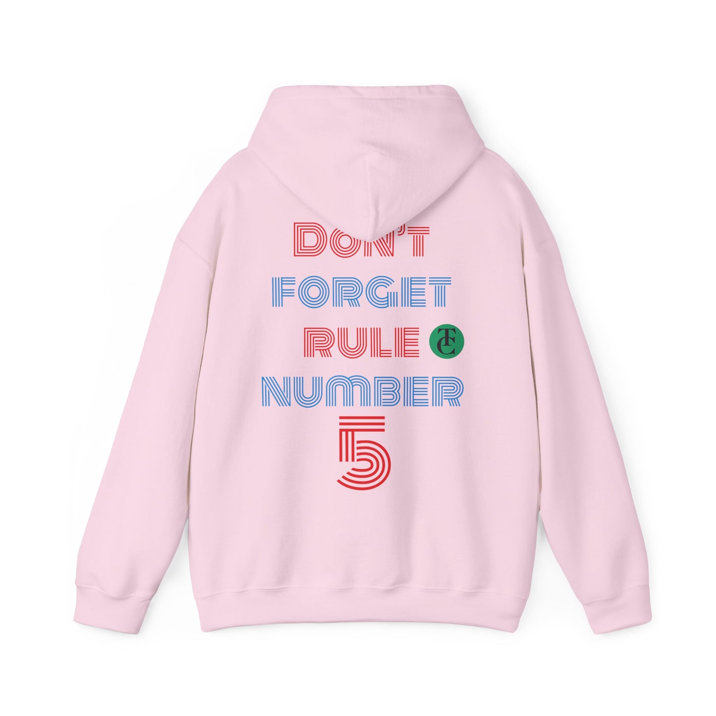Stylish Reminder Hoodie - Perfect Gift for Friends, Casual Wear, Rule Number 5, Cozy Sweatshirt, Laid-back Fashion