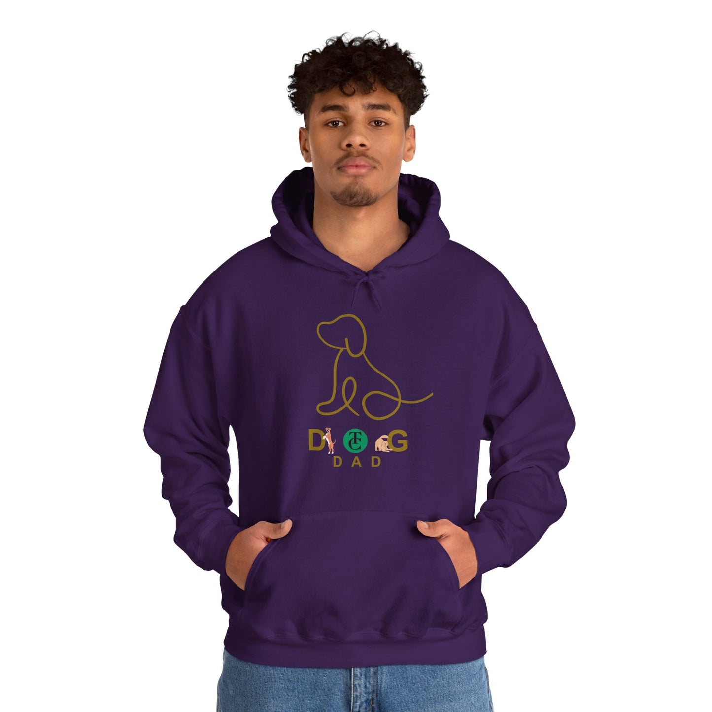 Dog Dad Hoodie - Cozy Gift for Pet Lovers, Casual Wear, Dog Enthusiast Apparel, Father's Day, Birthday Gift