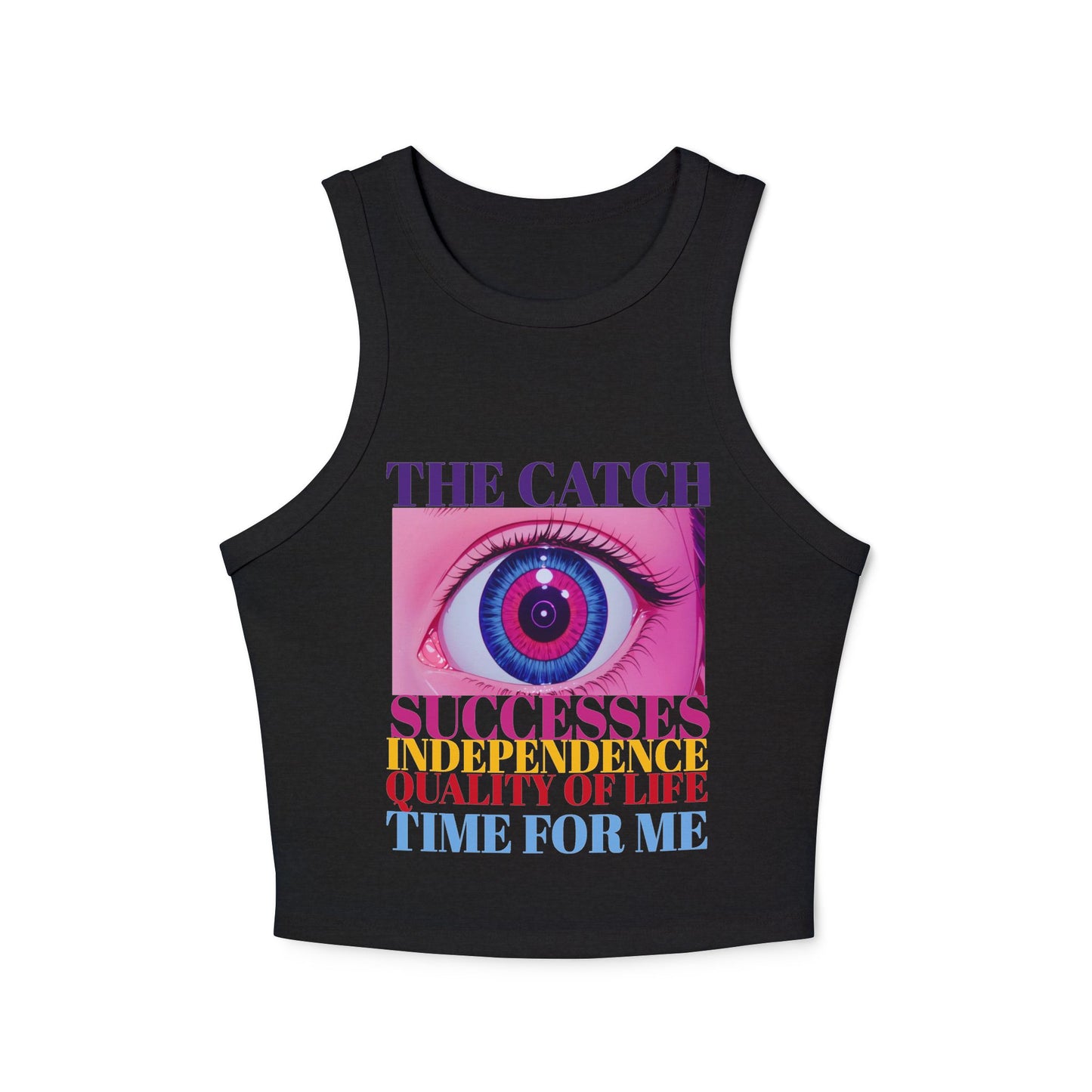 Women's Micro Rib Racer Tank Top - THE CATCH