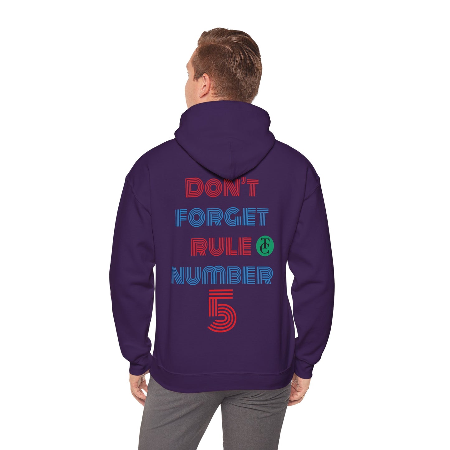 Stylish Reminder Hoodie - Perfect Gift for Friends, Casual Wear, Rule Number 5, Cozy Sweatshirt, Laid-back Fashion