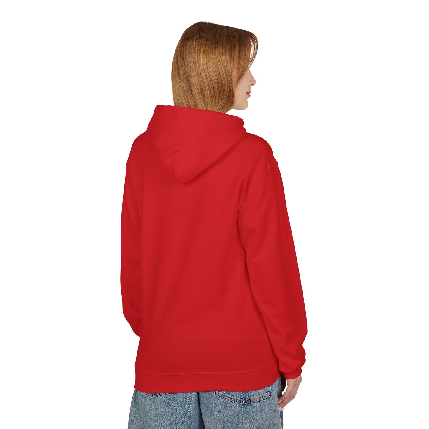 Floral Heart Fleece Hoodie - Softstyle Sweatshirt
