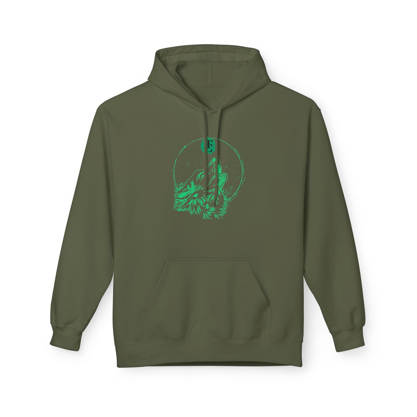 Nature-Inspired Hoodie with Mountain Design - THE CATCH