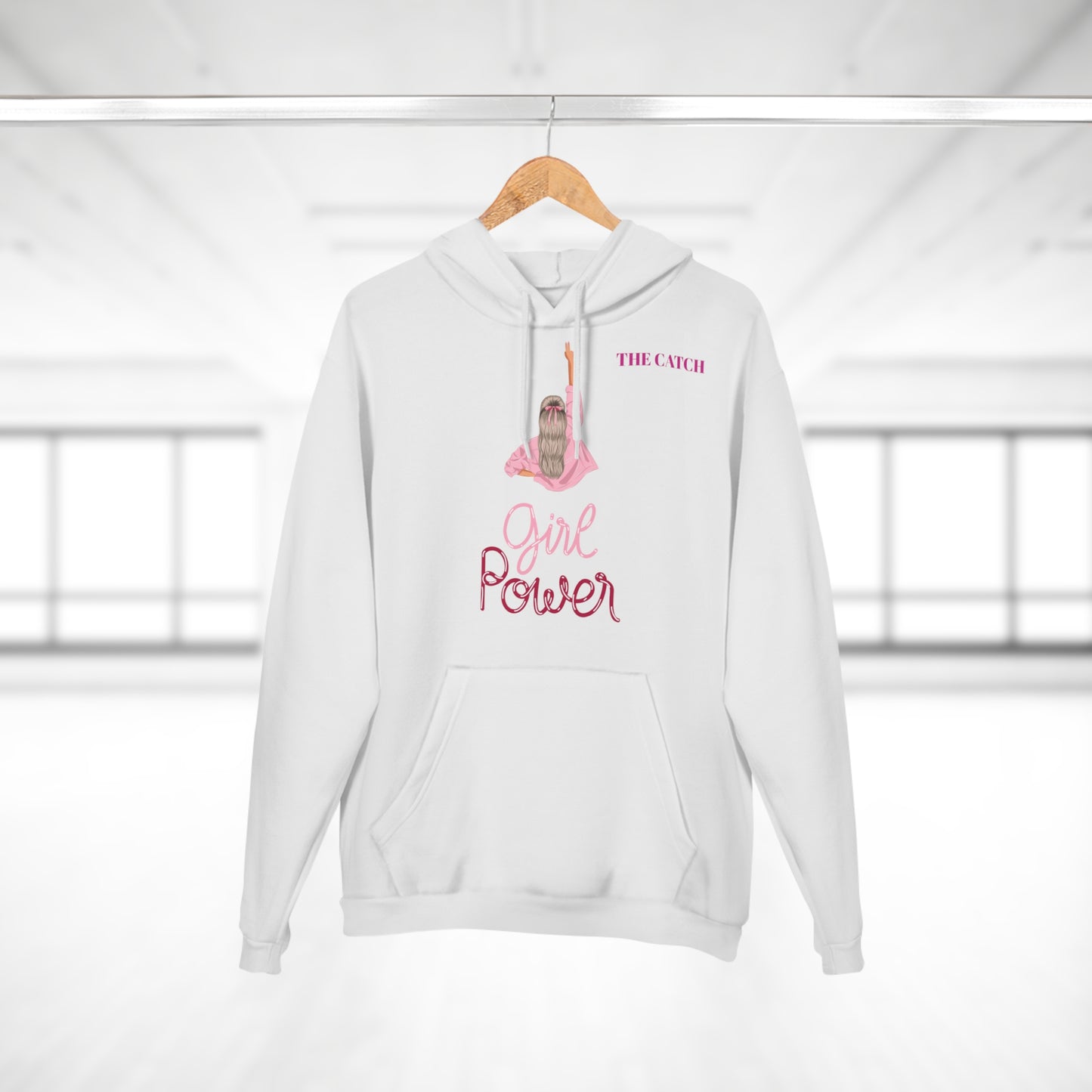 Girl Power Pullover Hoodie - Celebrating Strength & Empowerment