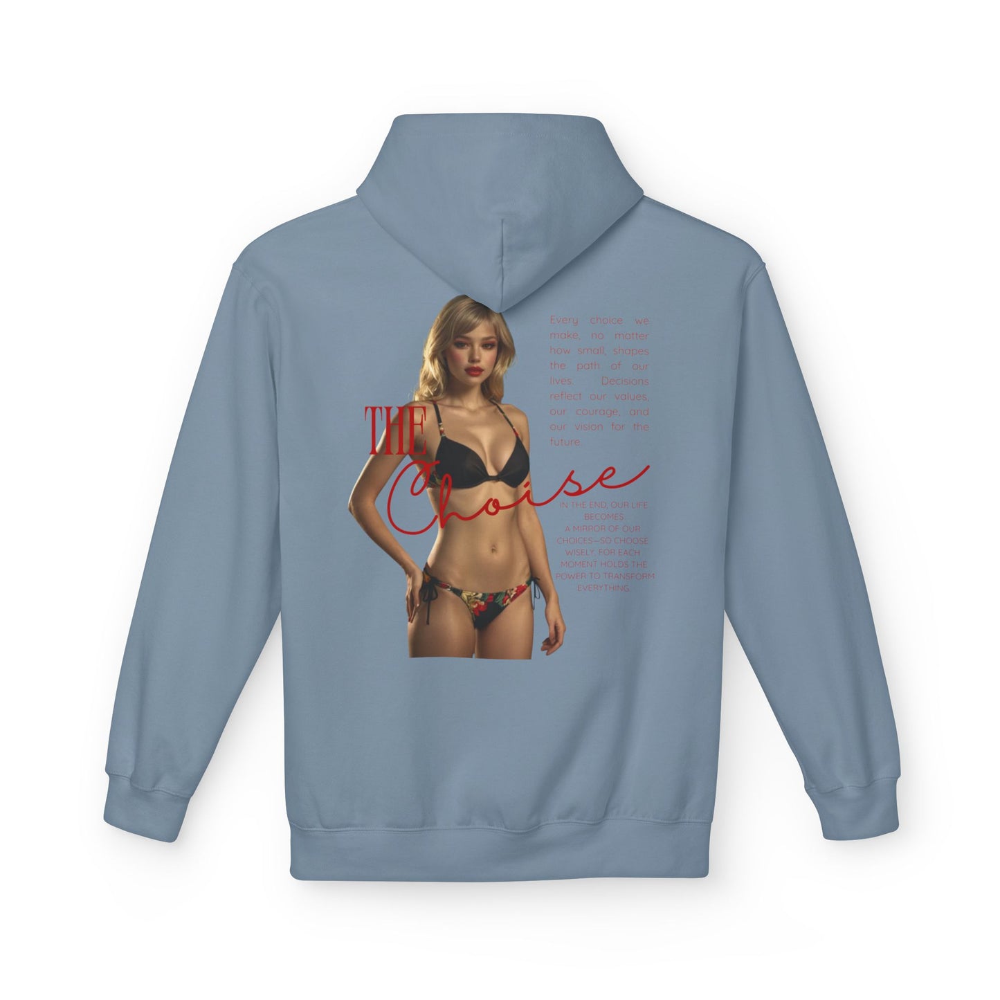 Stylish Fleece Hoodie with Unique Design, Cozy Streetwear, Gift for Him or Her, Casual Fashion, Perfect for Everyday Wear