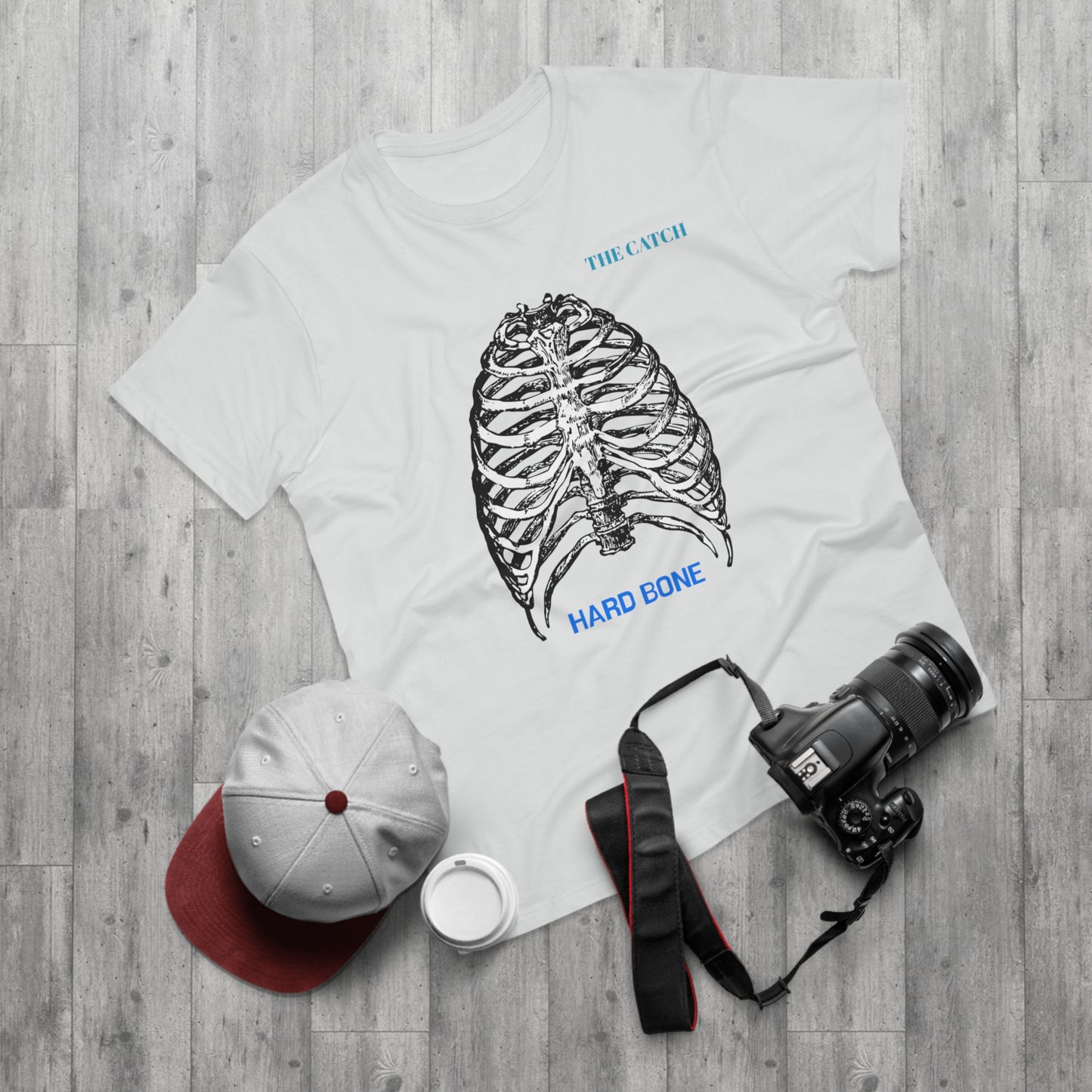 Men's Graphic T-Shirt - "Hard Bone" Rib Cage Design