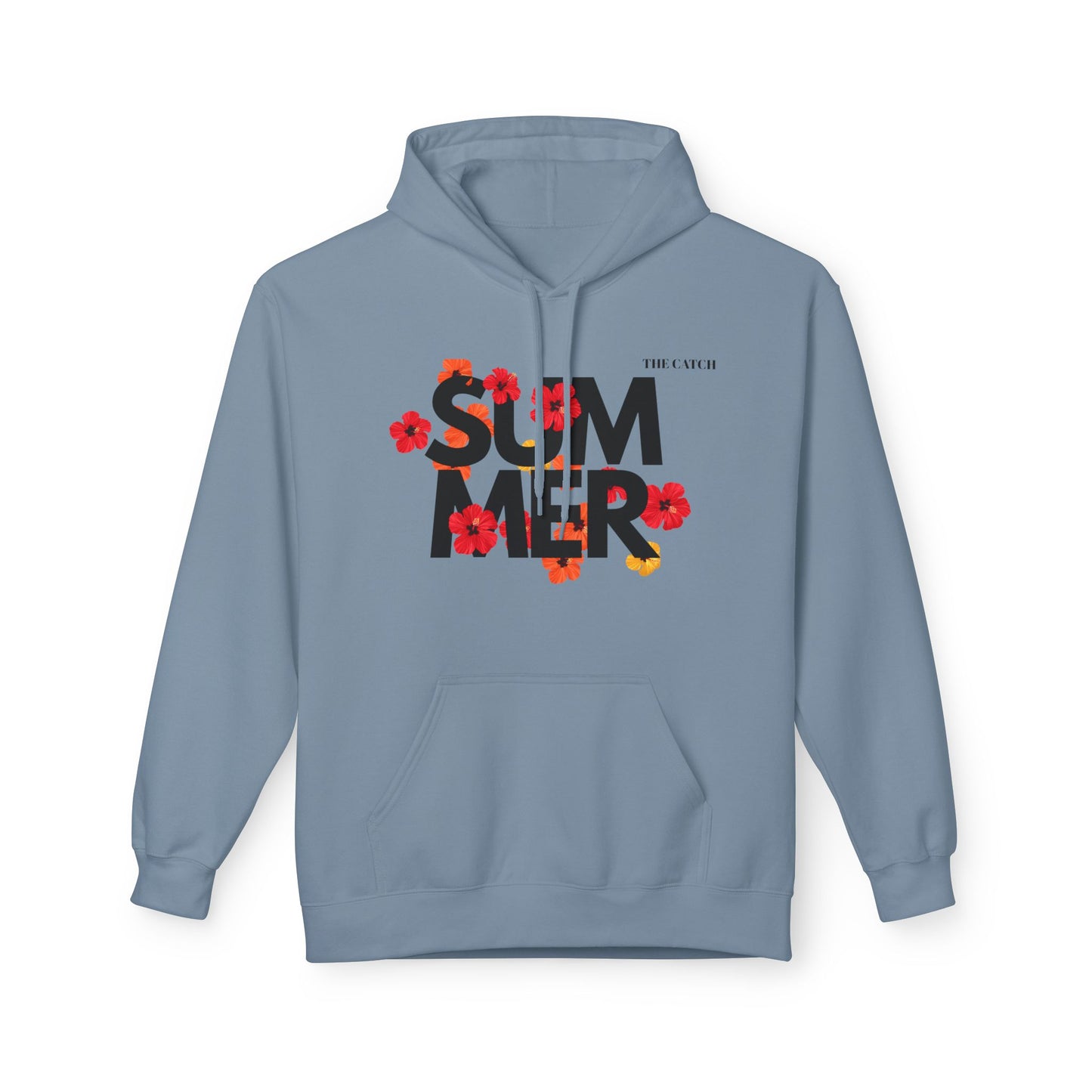Summer Vibes Floral Hoodie - Midweight Fleece - THE CATCH