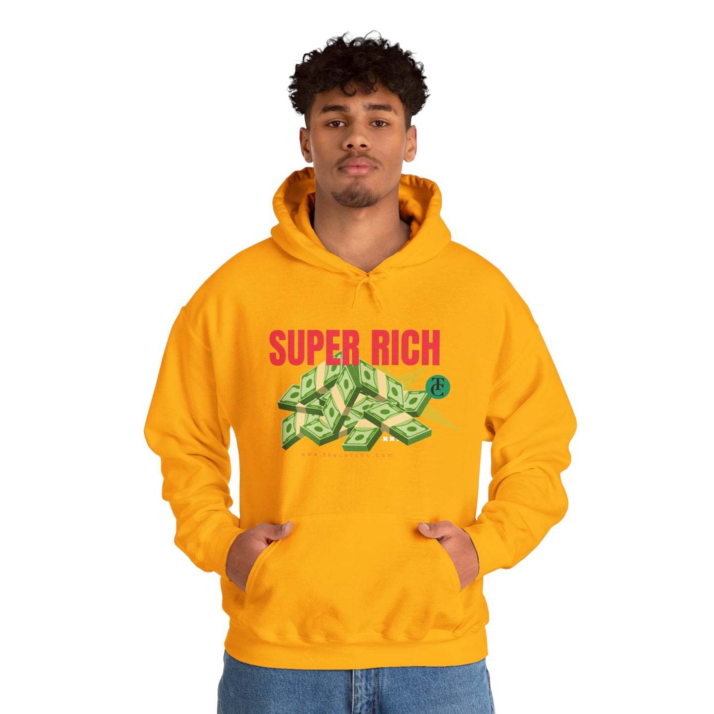 Super Rich Hoodie: Casual, Trendy Sweatshirt for Wealth Enthusiasts, Perfect Gift for Birthdays, Graduations, Holidays